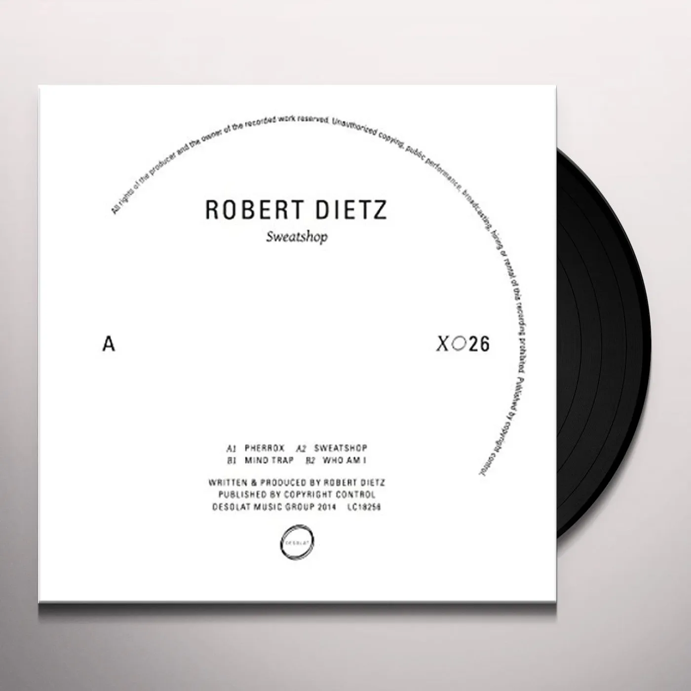 Robert Dietz Sweatshop Vinyl Record