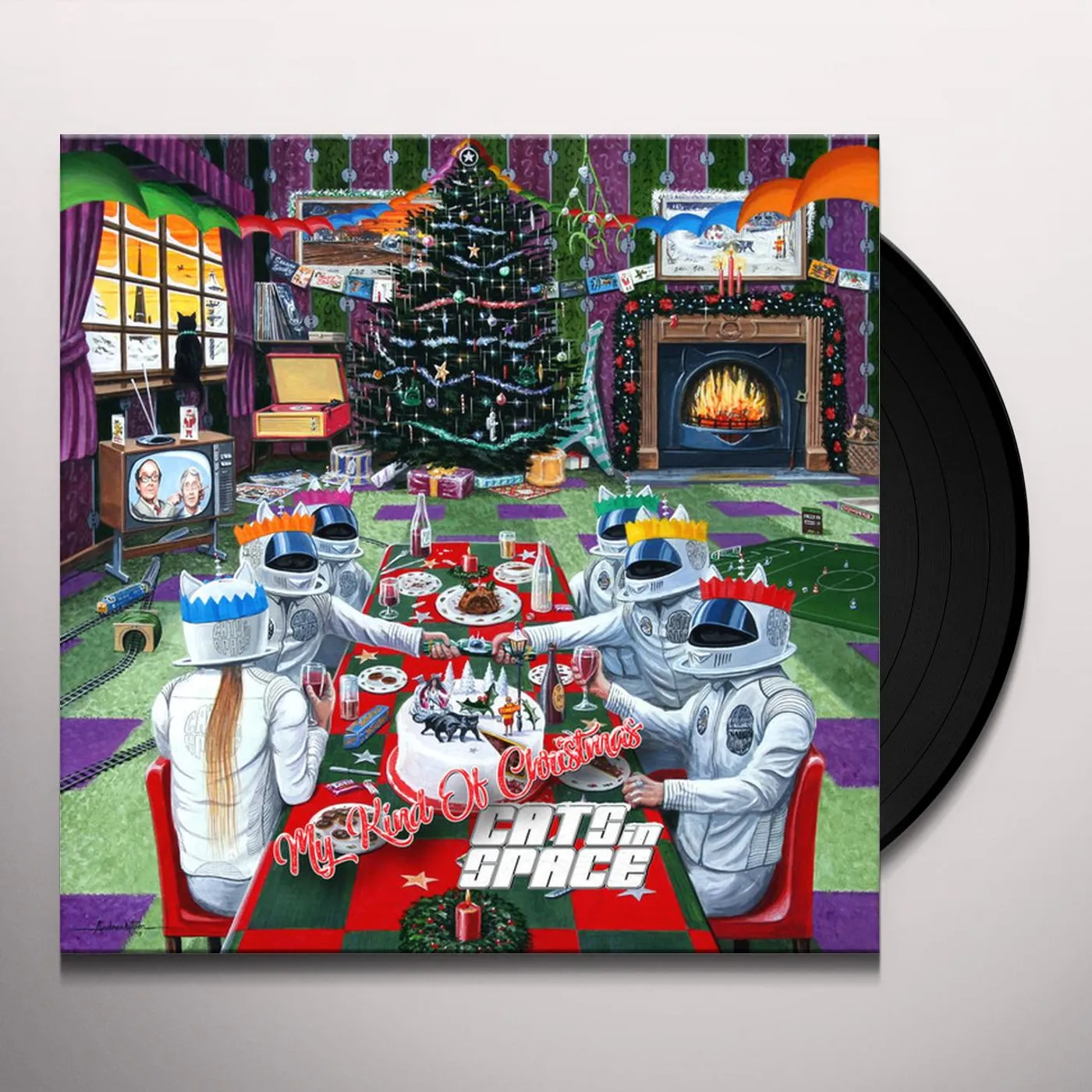 Cats in Space My Kind of Christmas Vinyl Record