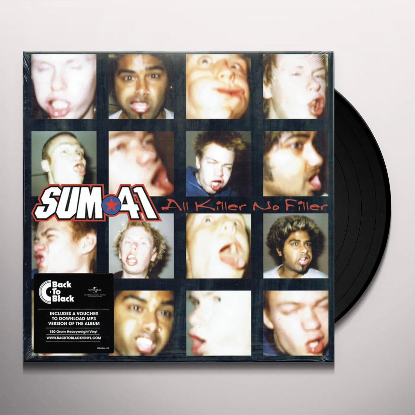 Sum 41 ALL KILLER NO FILLER Vinyl Record