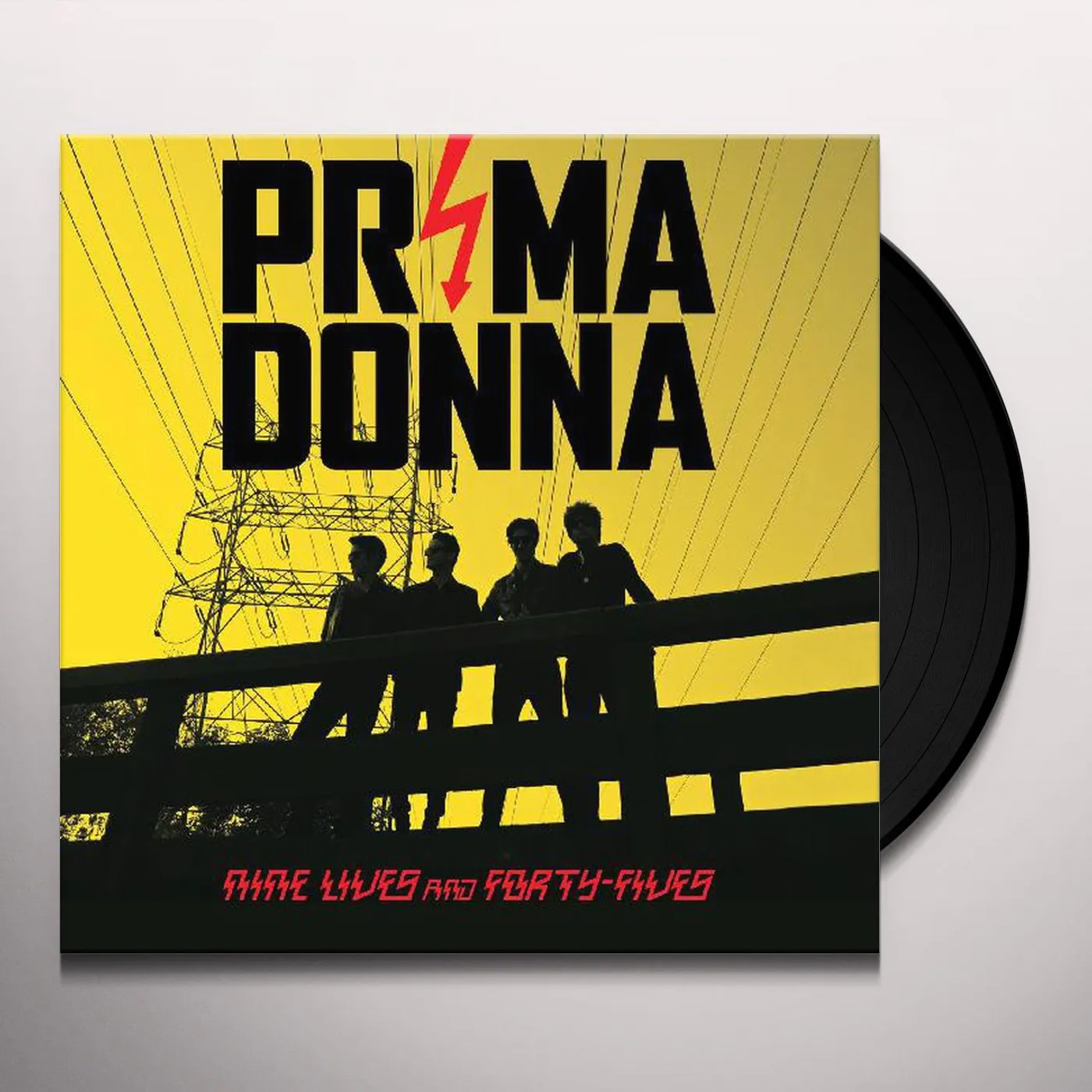 Music Life - Prima Donna NINE LIVES AND FORTY FIVES Vinyl Record