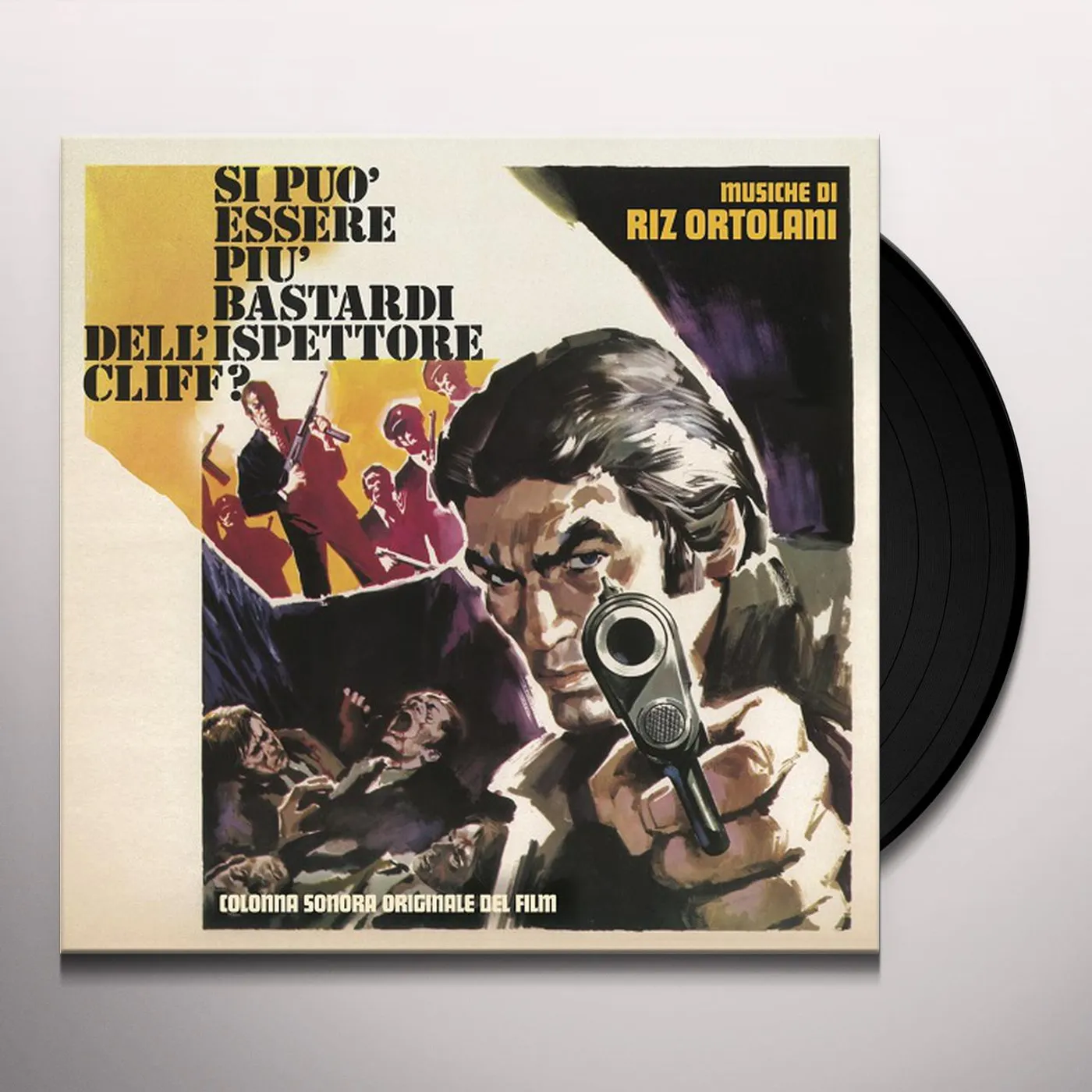 Riz Ortolani SI PUO ESSERE PIU BASTARDI DELL'ISPETTORE CLIFF? Vinyl Record