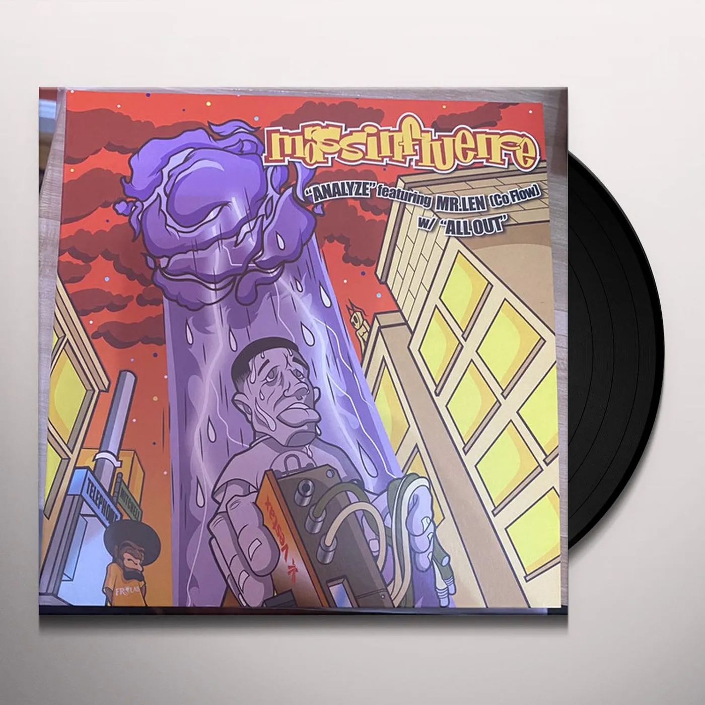 Massinfluence ANALYZE/ALL OUT / STRO ELLIOT REMIX Vinyl Record