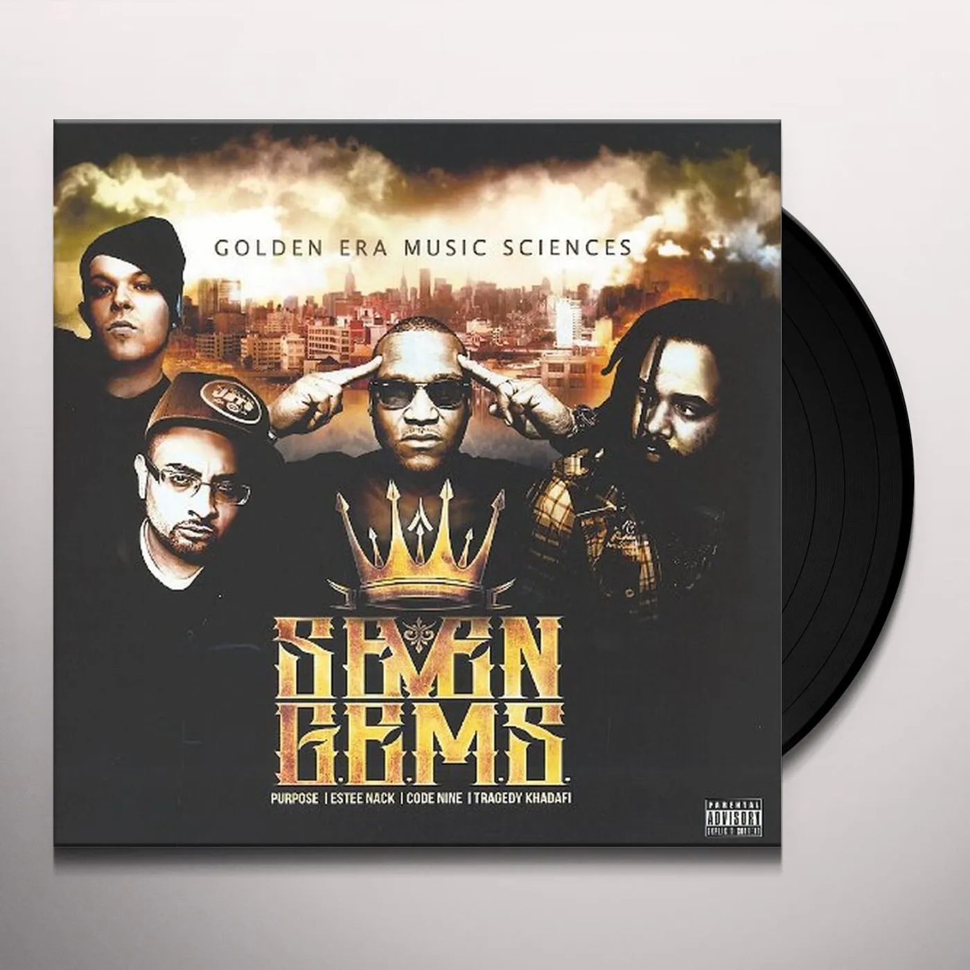 7 G.E.M.S. (Tragic Allies & Tragedy Khadafi) Golden Era Music Sciences Vinyl Record