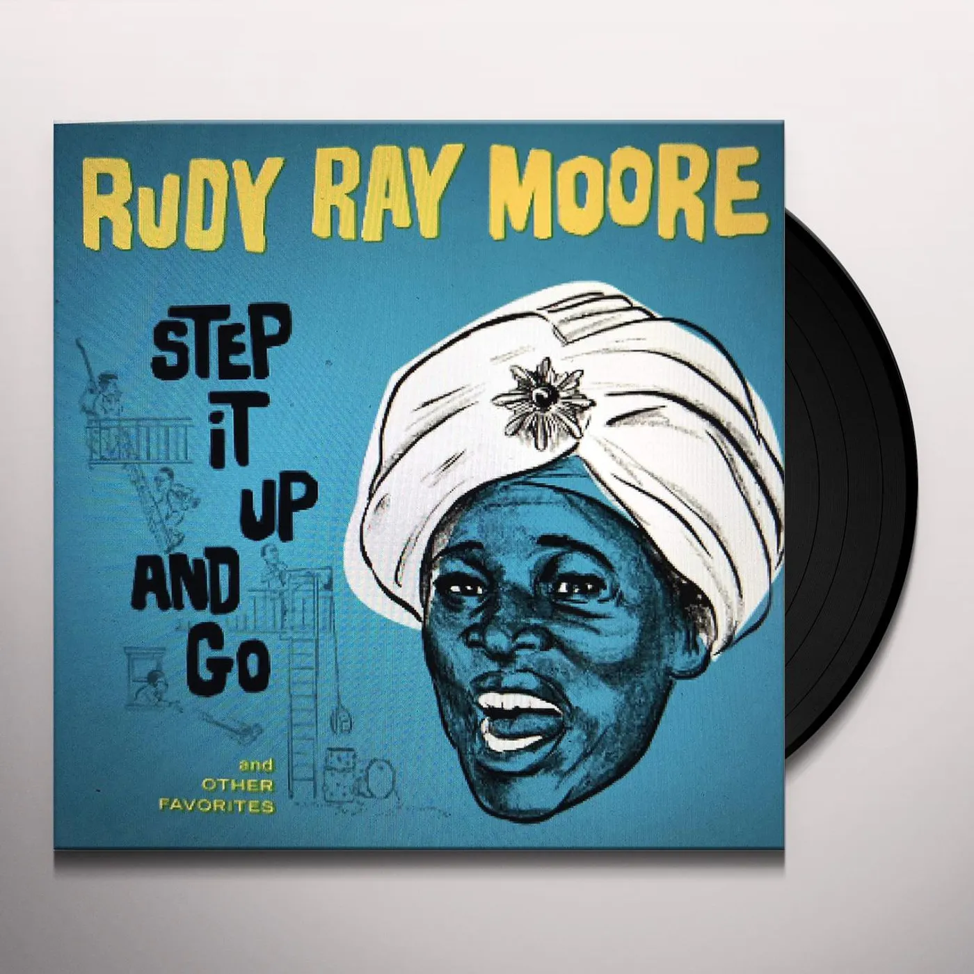 Rudy Ray Moore STEP IT UP AND GO Vinyl Record