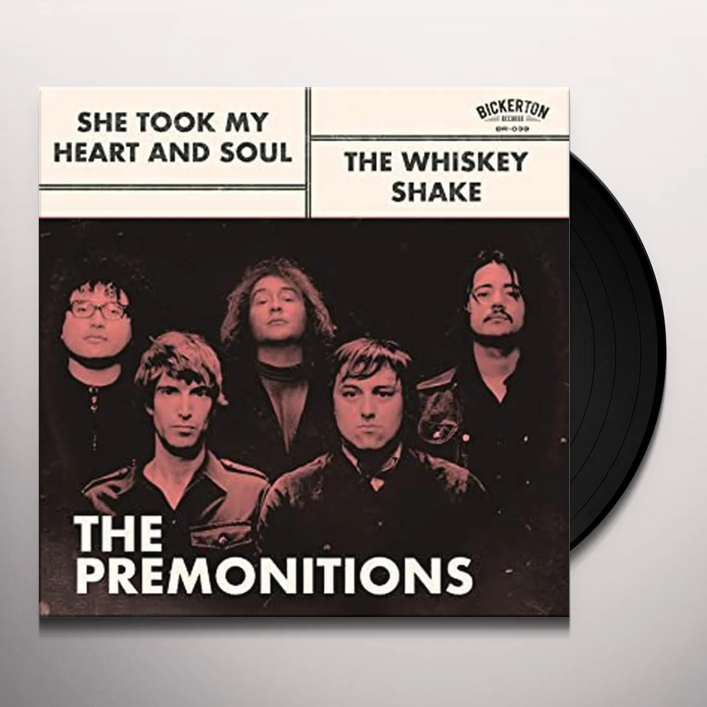 The Premonitions SHE TOOK MY HEART & SOUL / WHISKEY SHAKE Vinyl Record