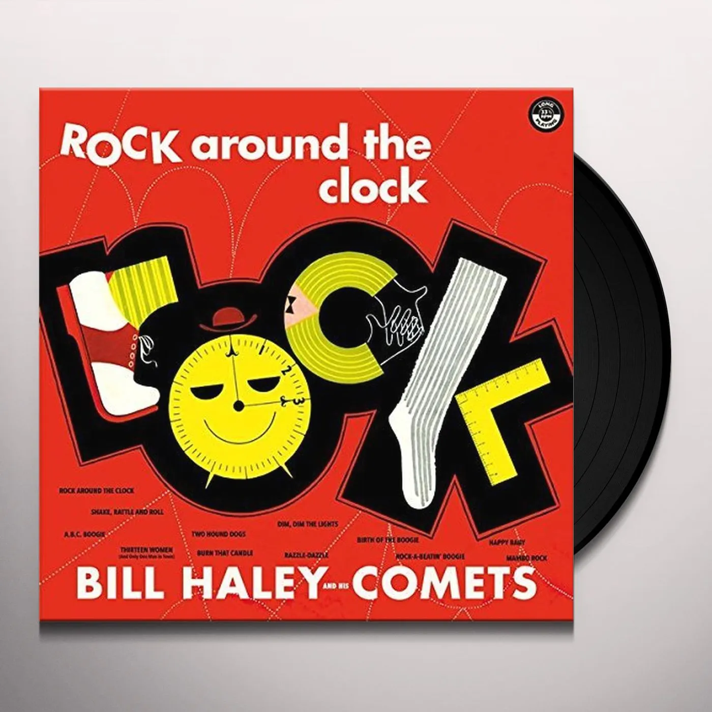 Bill Haley & His Comets ROCK AROUND THE CLOCK + 2 BONUS TRACKS Vinyl Record