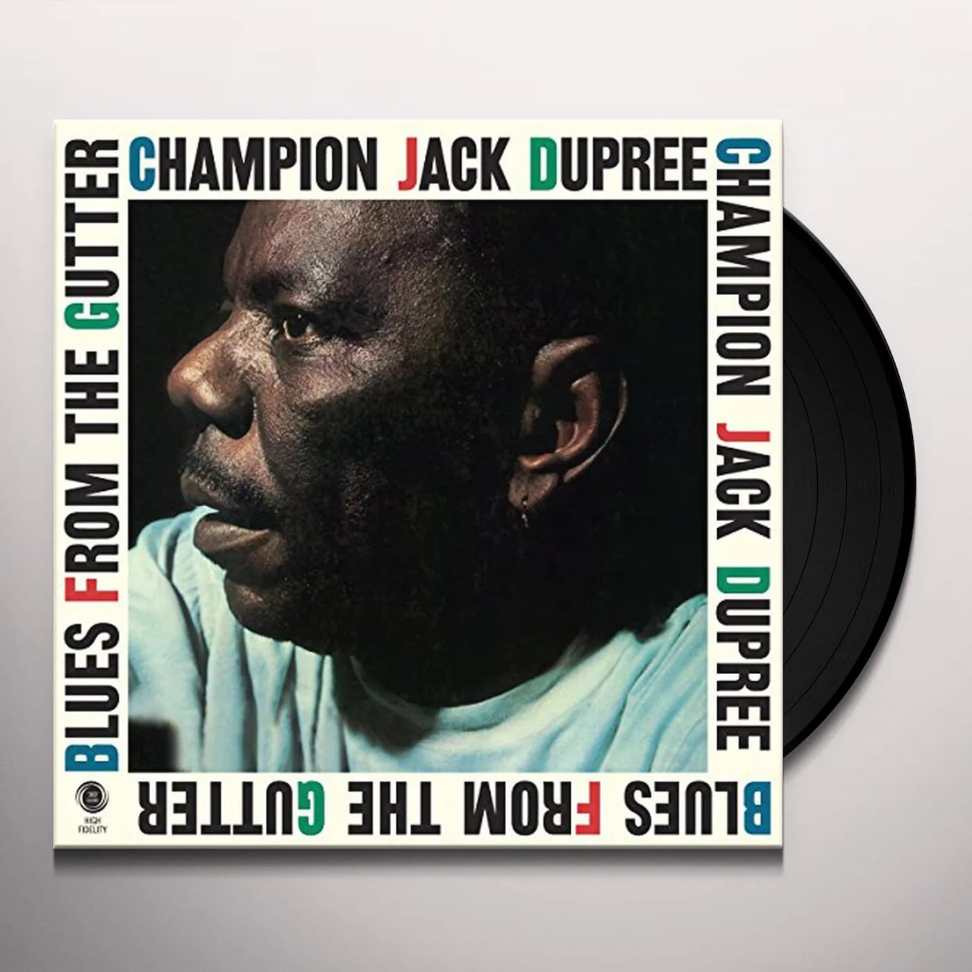 Champion Jack Dupree BLUES FROM THE GUTTER + 2 BONUS TRACKS Vinyl Record