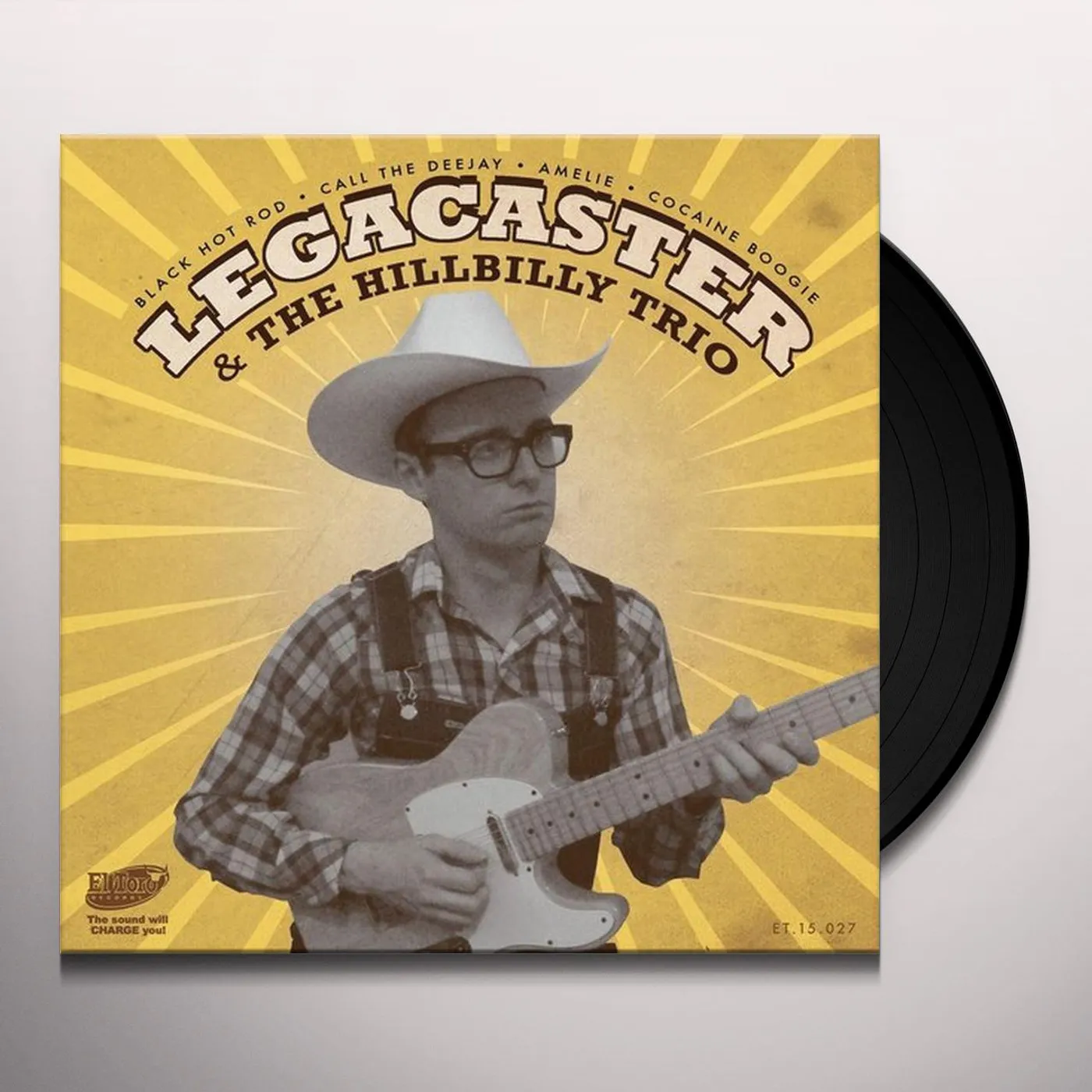 Legacaster & The Hillbilly Trio BLACK HOT ROD Vinyl Record