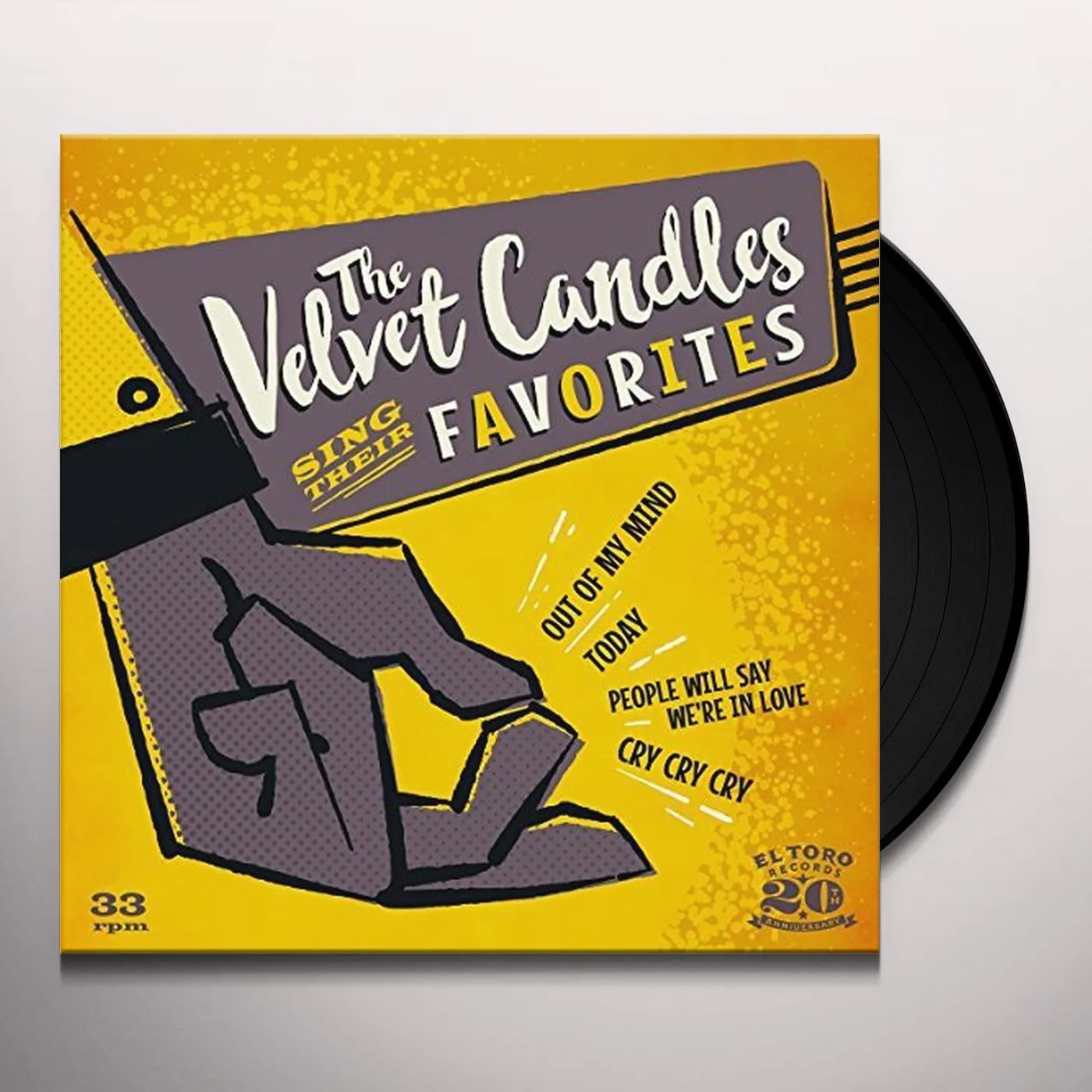 The Velvet Candles SING THEIR FAVORITES Vinyl Record