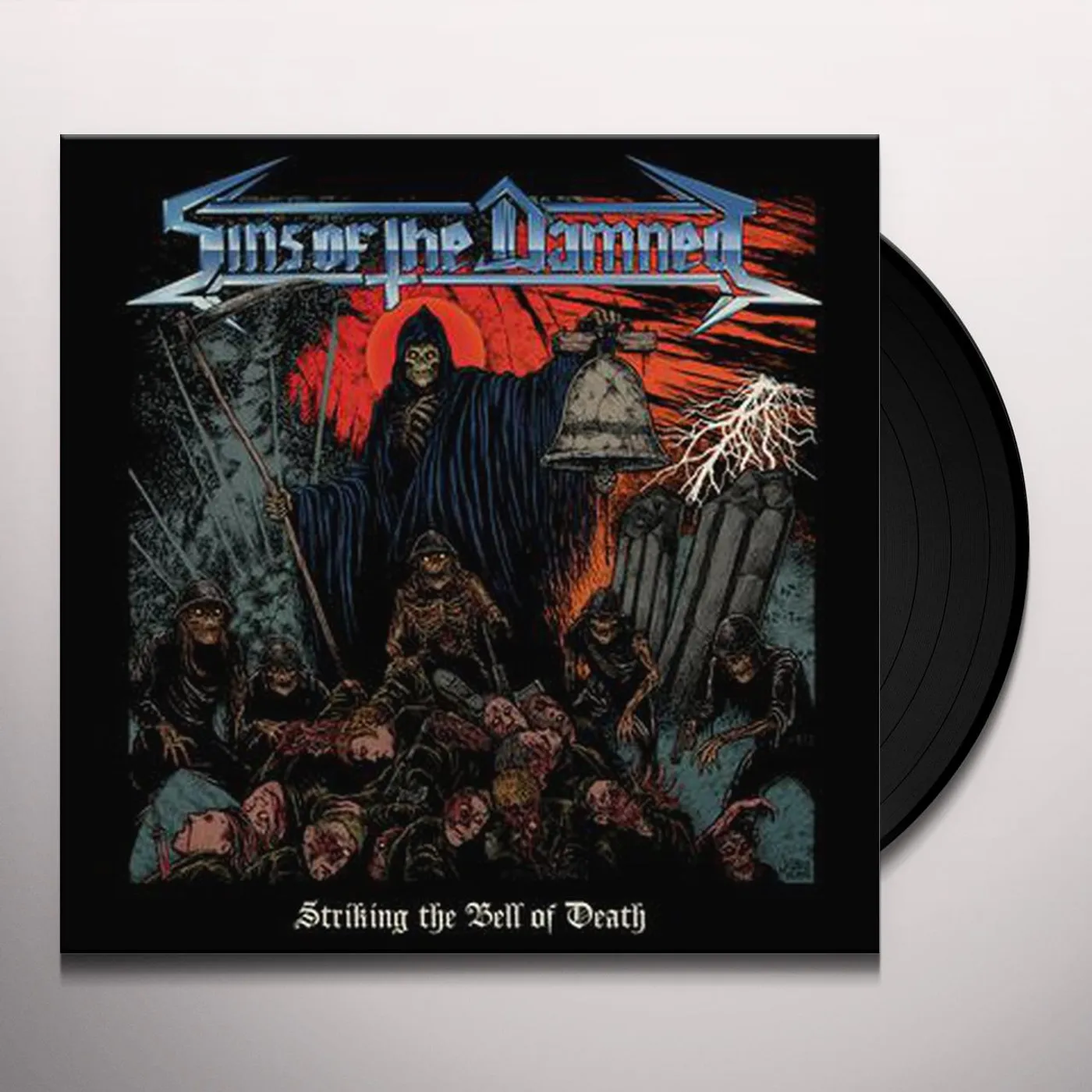 Sins of the Damned Striking the Bell of Death Vinyl Record