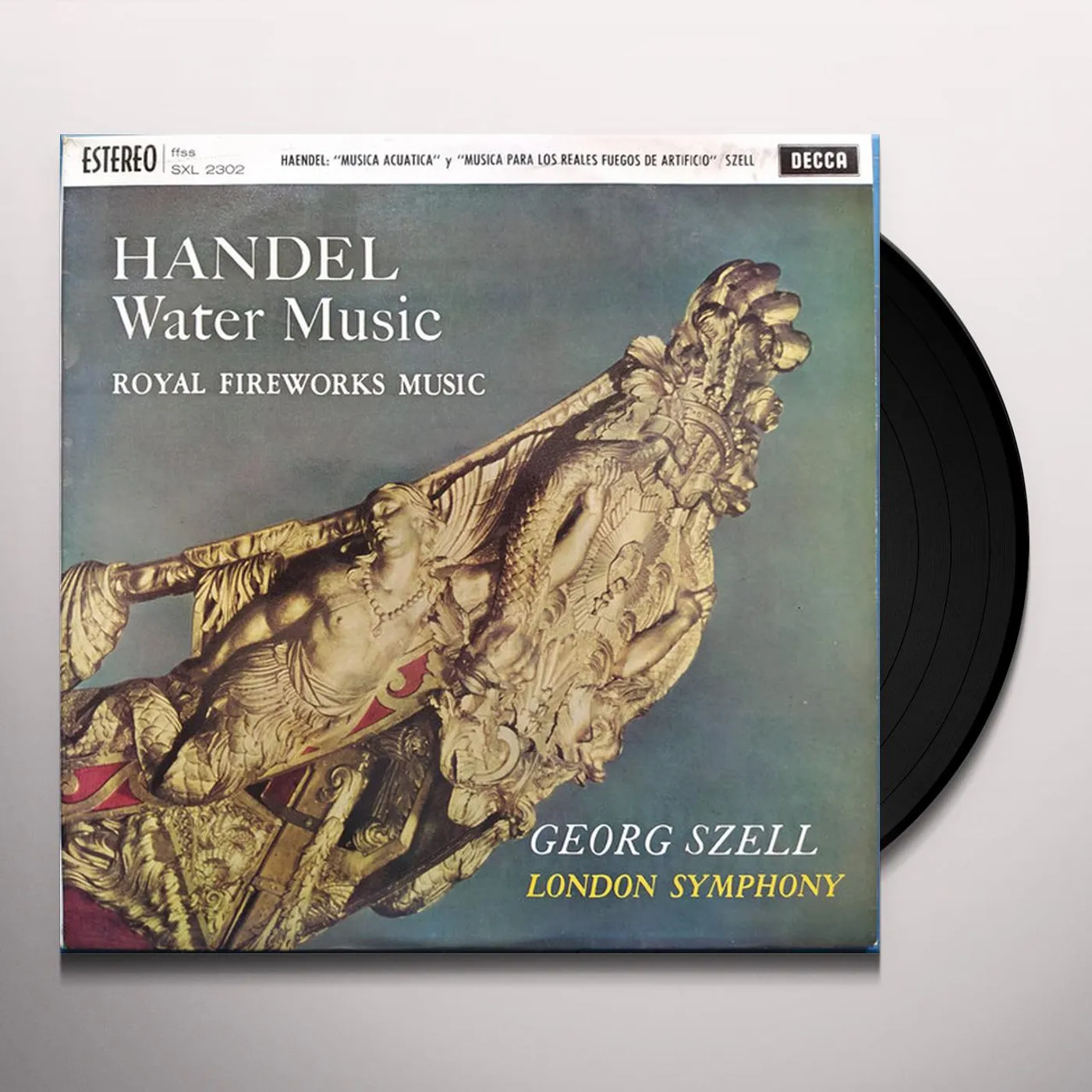 George Szell Handel: Water Music, Fireworks Music Vinyl Record