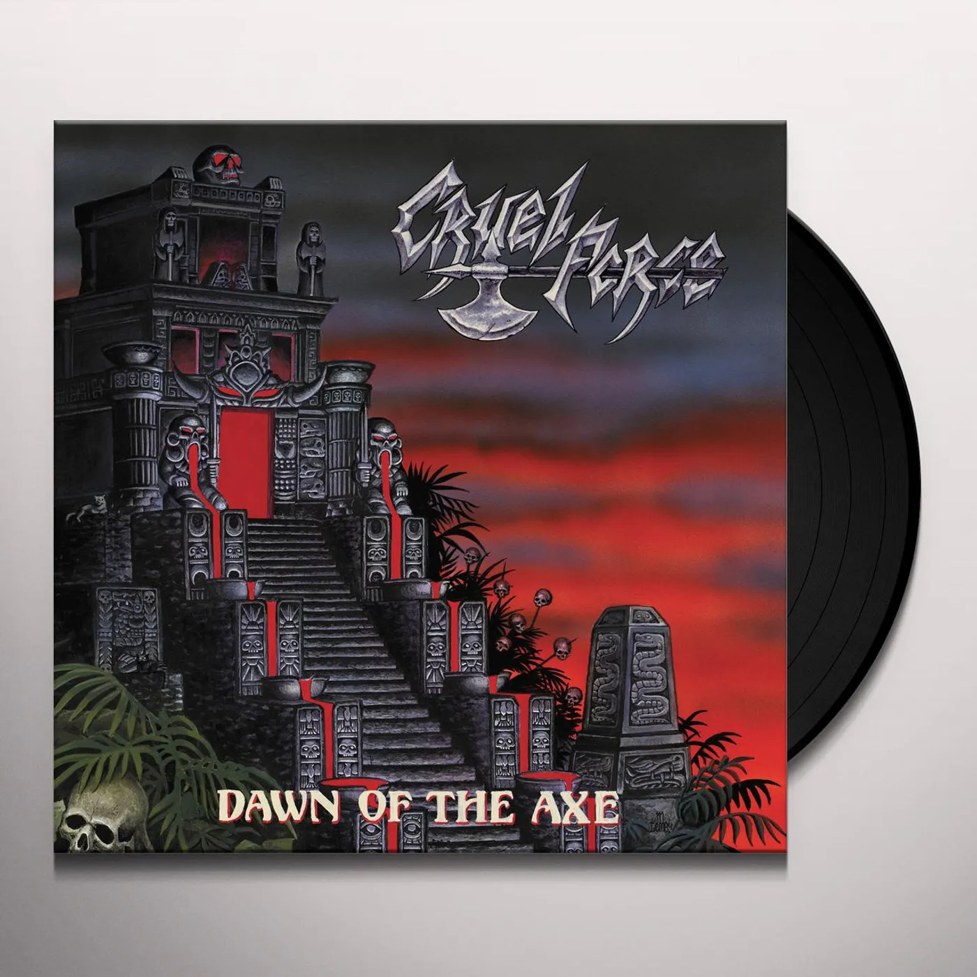 Cruel Force DAWN OF THE AXE Vinyl Record