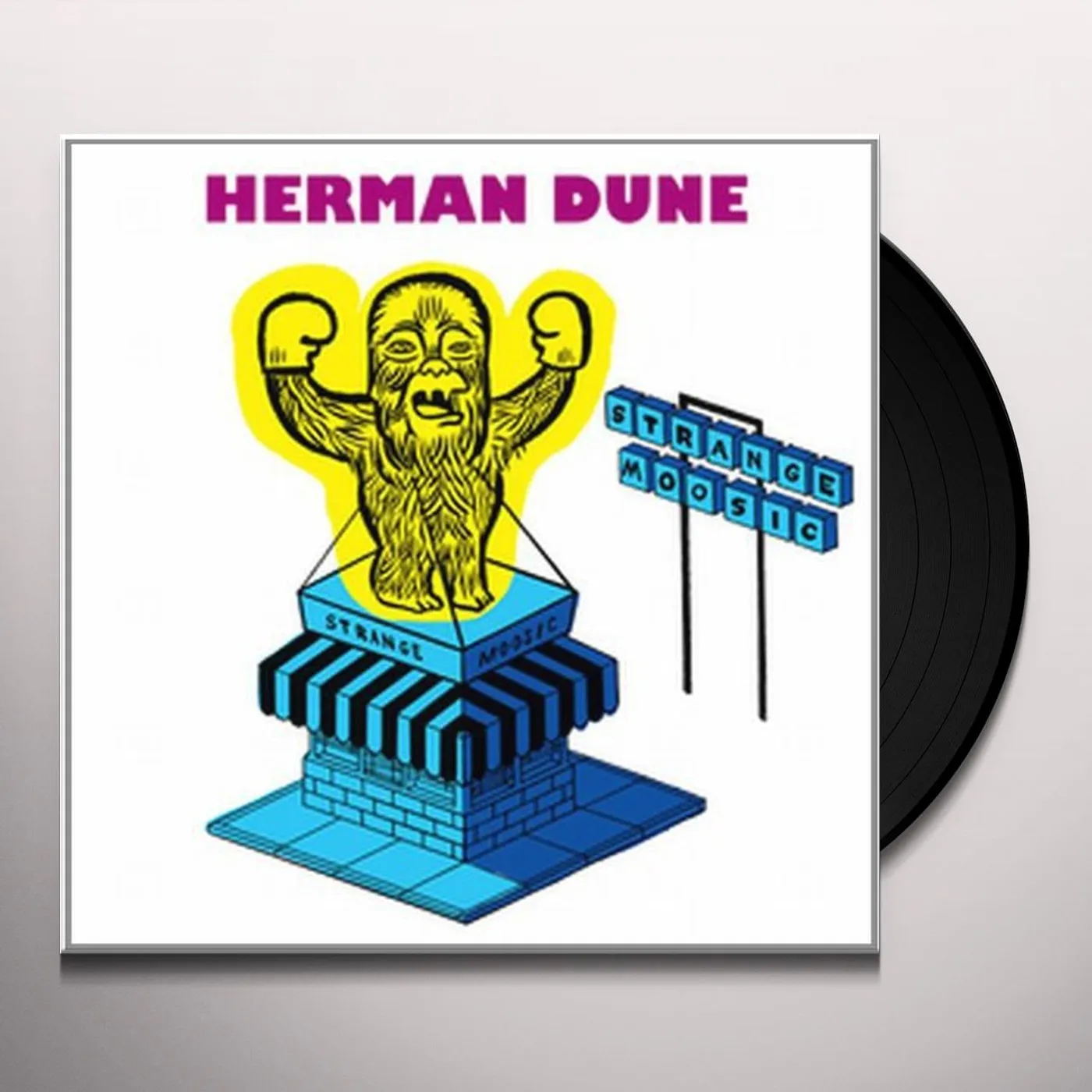 Herman Düne STRANGE MOOSIC Vinyl Record - UK Release