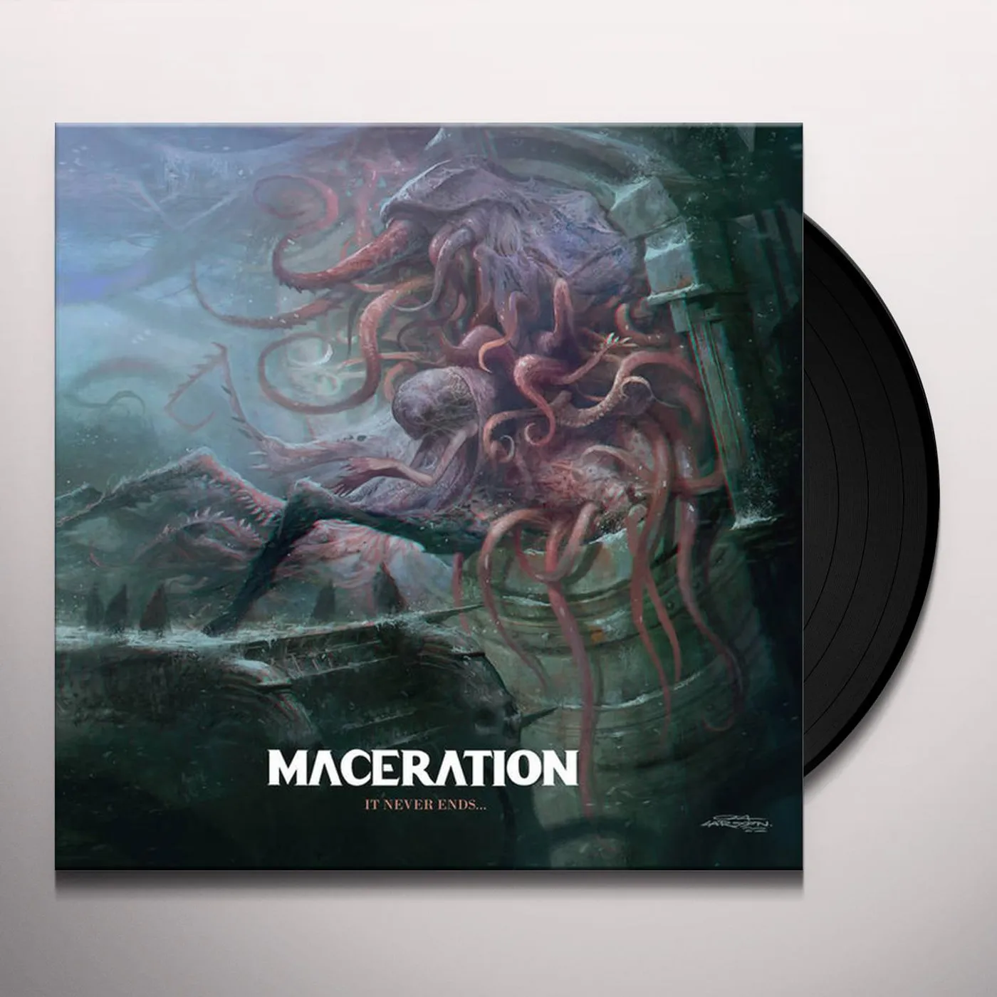 Maceration IT NEVER ENDS Vinyl Record