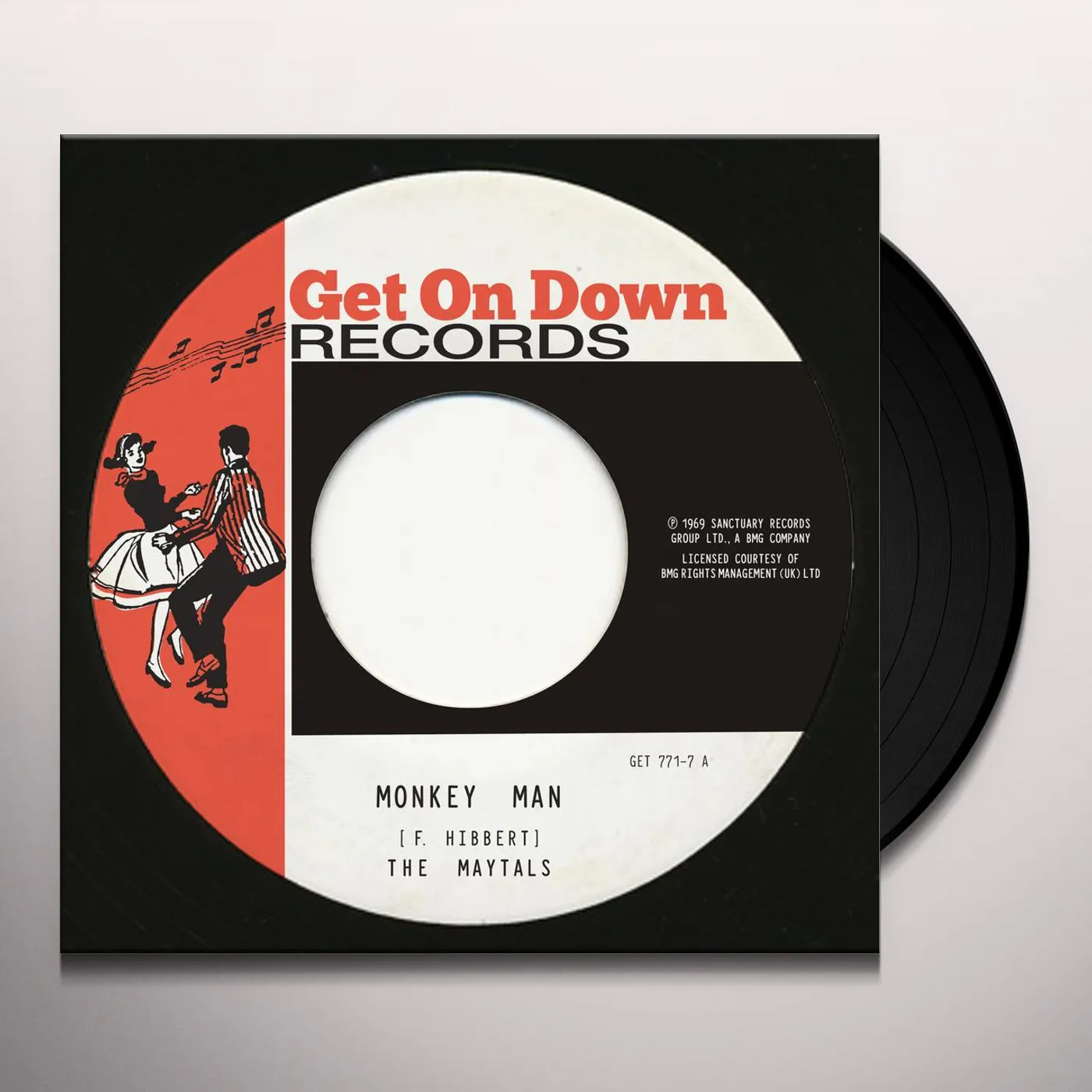 The Maytals MONKEY MAN / NIGHT & DAY Vinyl Record