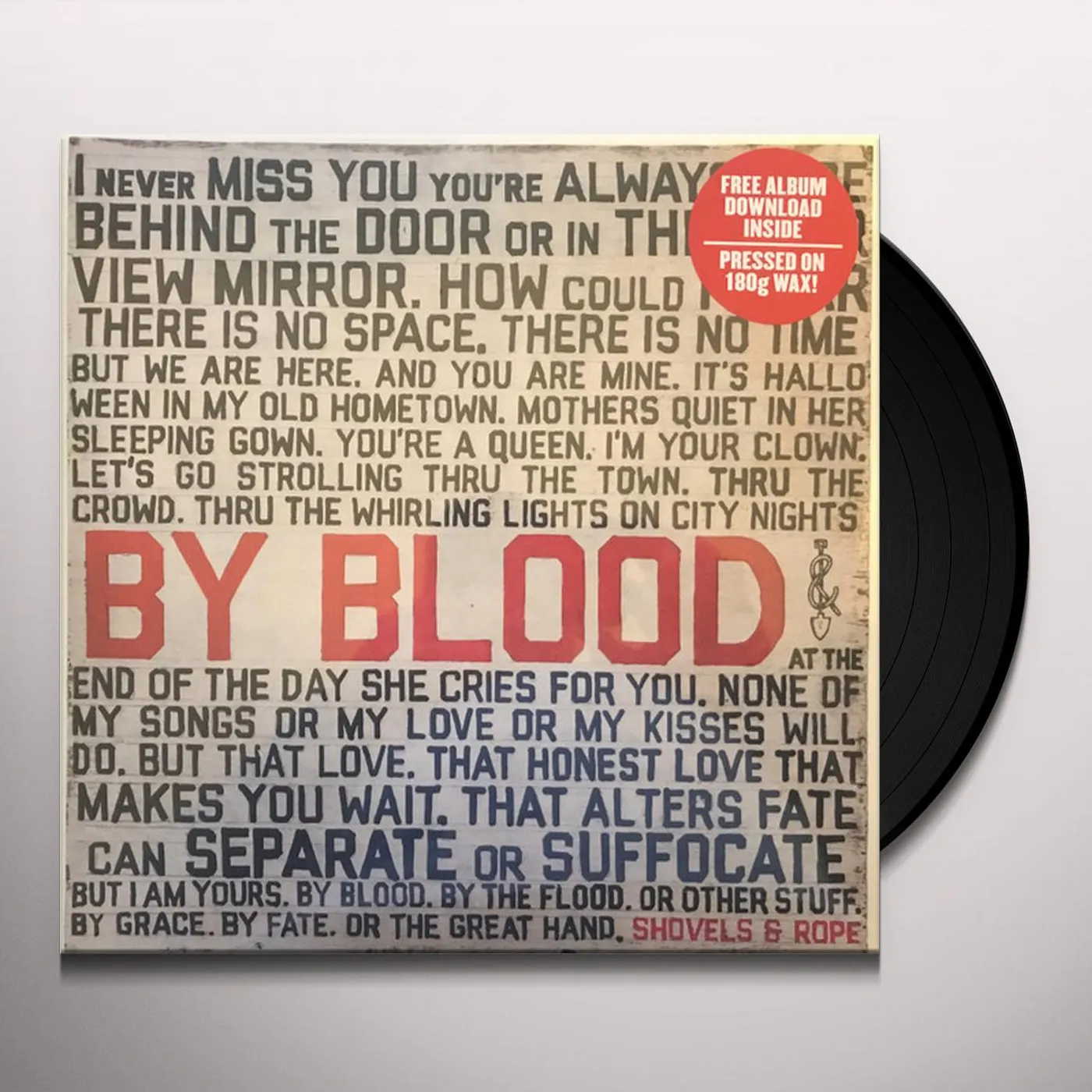 Shovels & Rope By Blood Vinyl Record