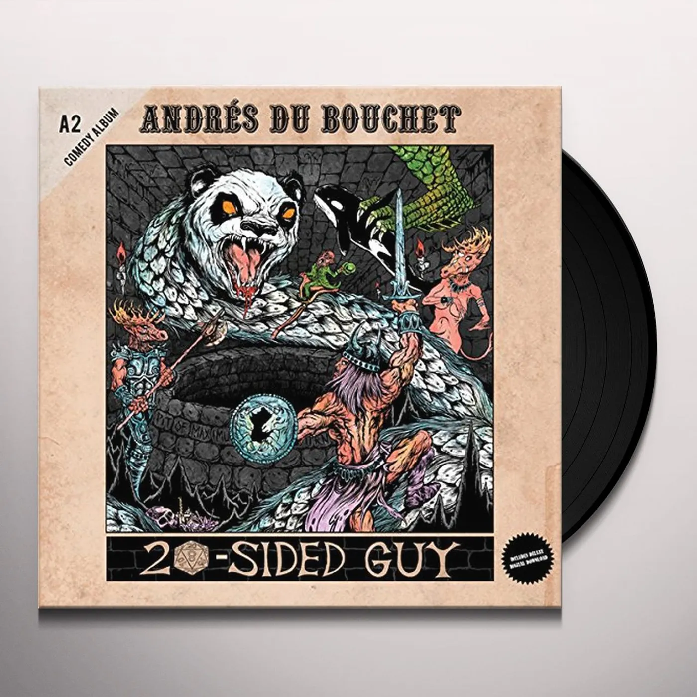 Andrés du Bouchet 20-Sided Guy Vinyl Record