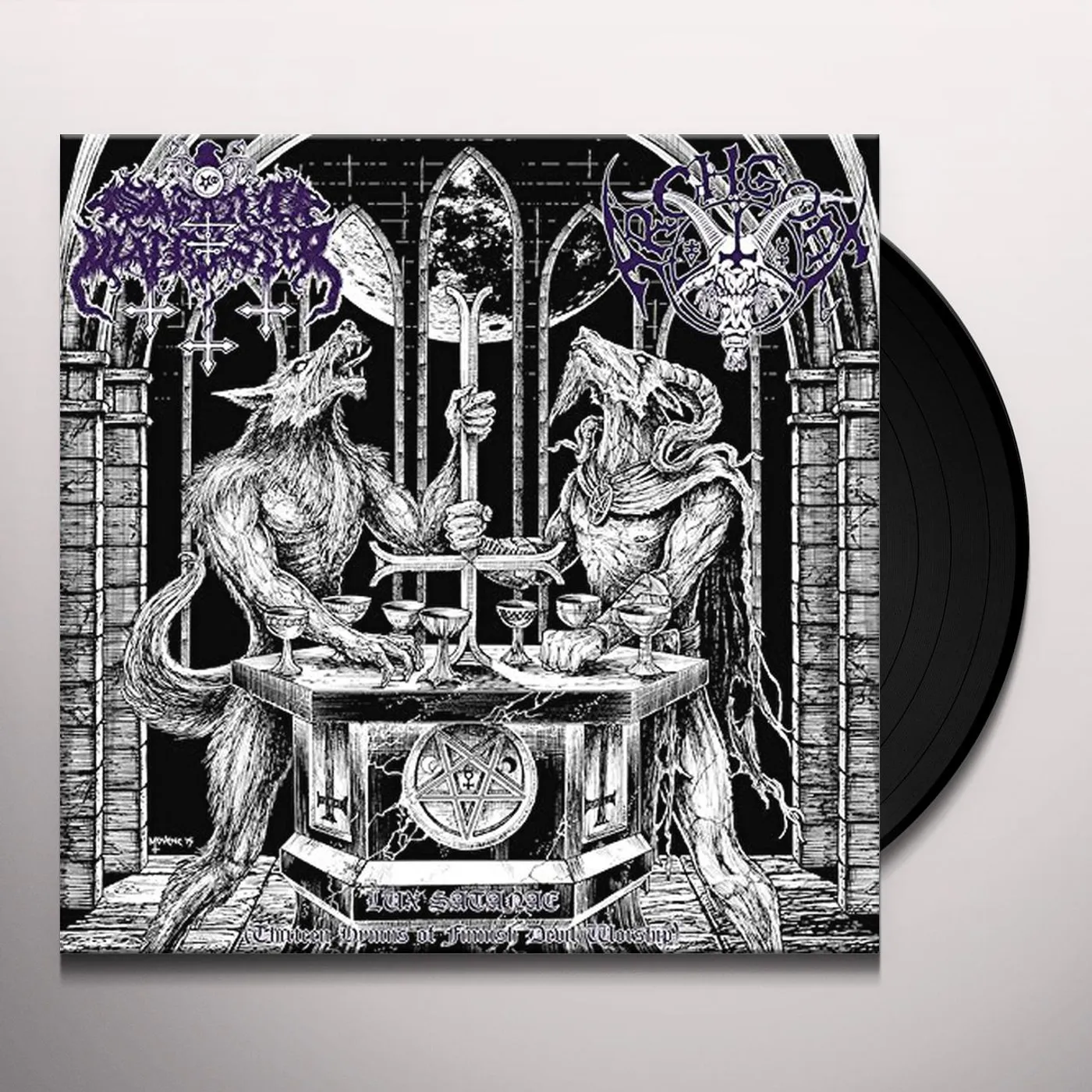 Satanic Warmaster Lux Satanae (Thirteen Hymns Of Finnish Devil Worship) Vinyl Record