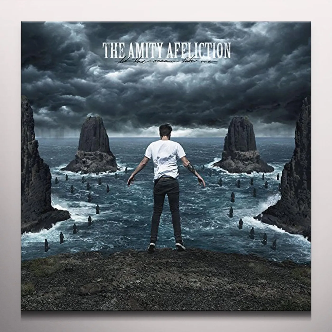 The Amity Affliction LET THE OCEAN TAKE ME Vinyl Record - Colored Vinyl, Digital Download Included
