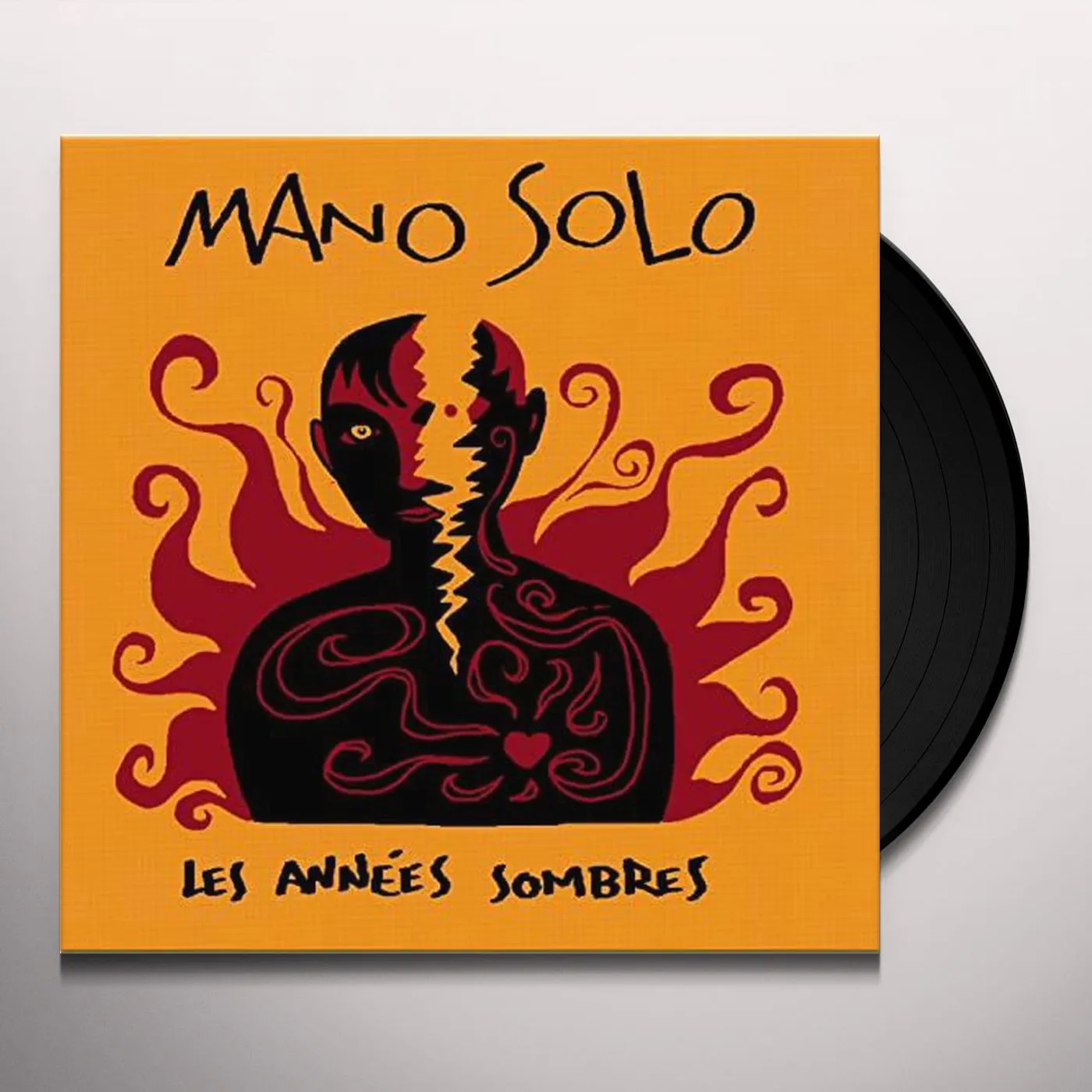 Mano Solo LES ANNEES SOMBRES Vinyl Record