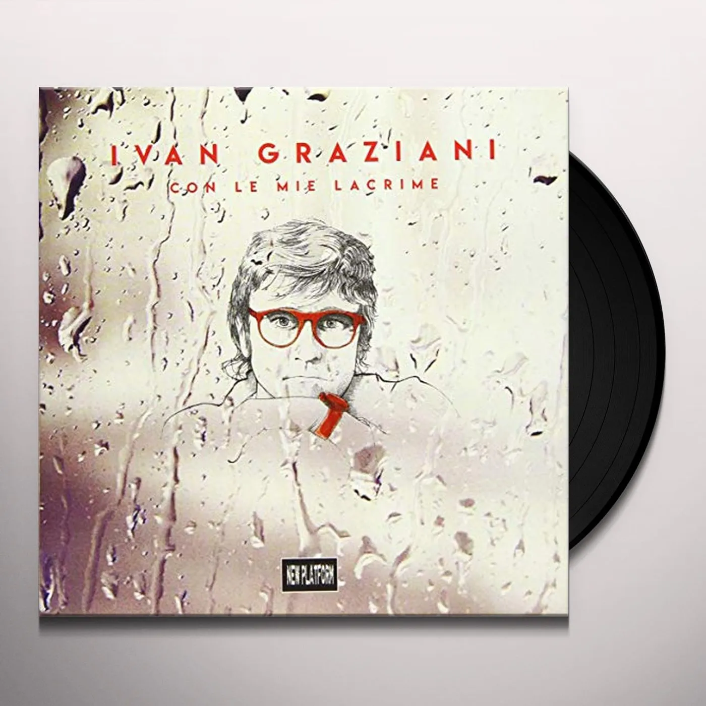 Ivan Graziani CON LE MIE LACRIME Vinyl Record