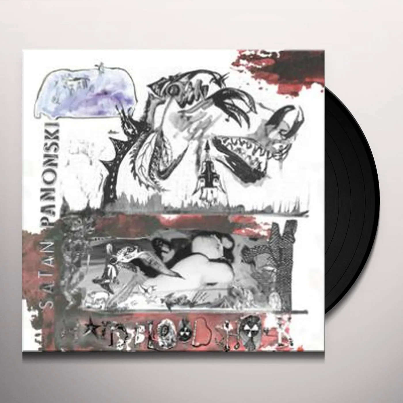 Satan Panonski Hard Blood Shock Vinyl Record