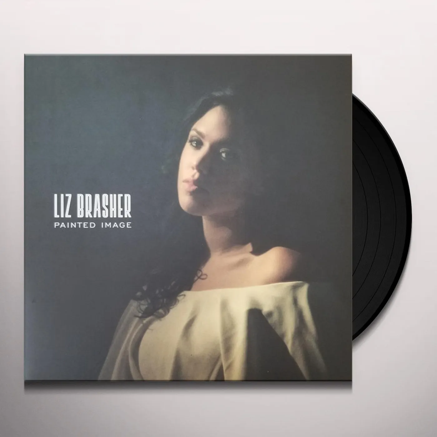 Liz Brasher Painted Image Vinyl Record