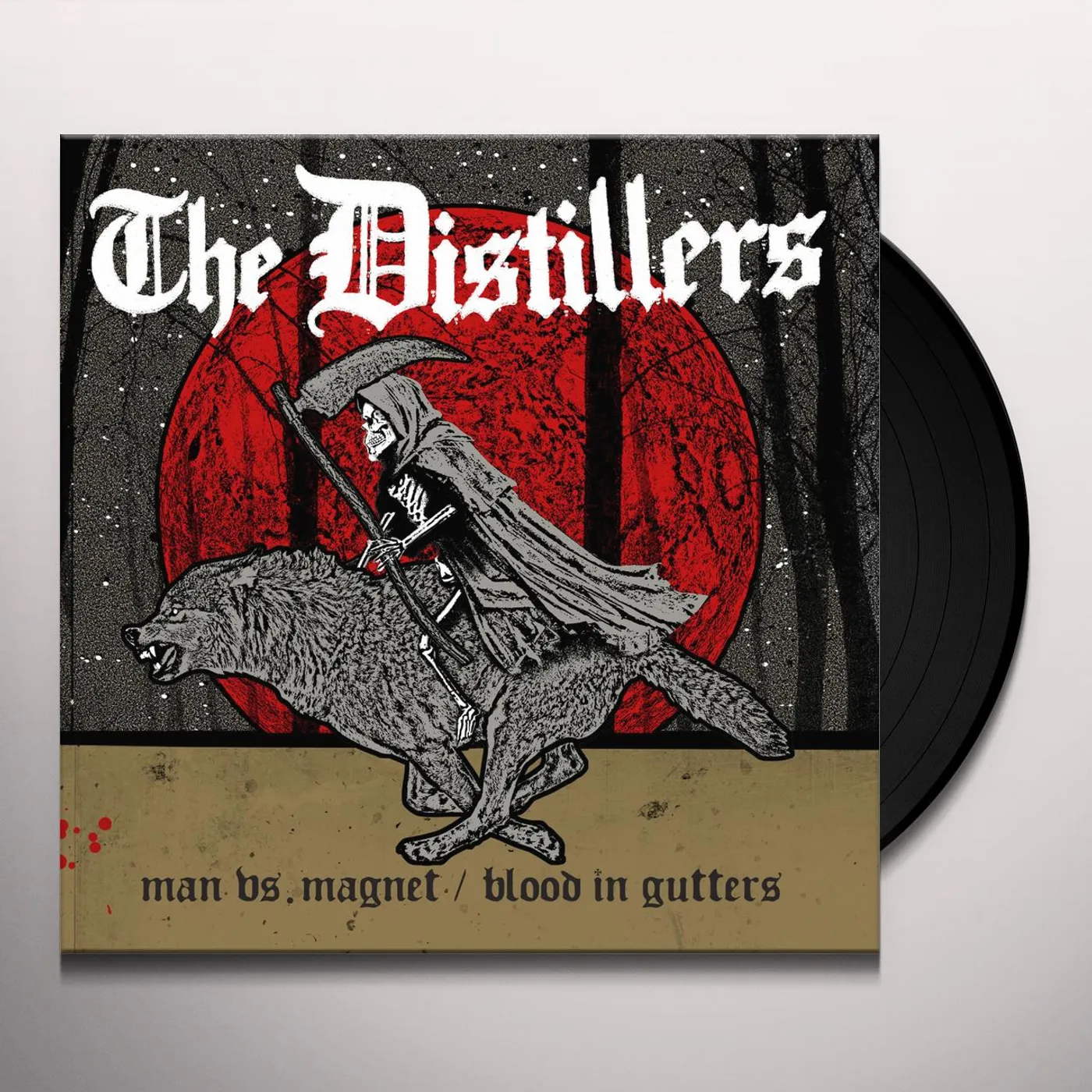 The Distillers Man vs. Magnet / Blood in Gutters Vinyl Record