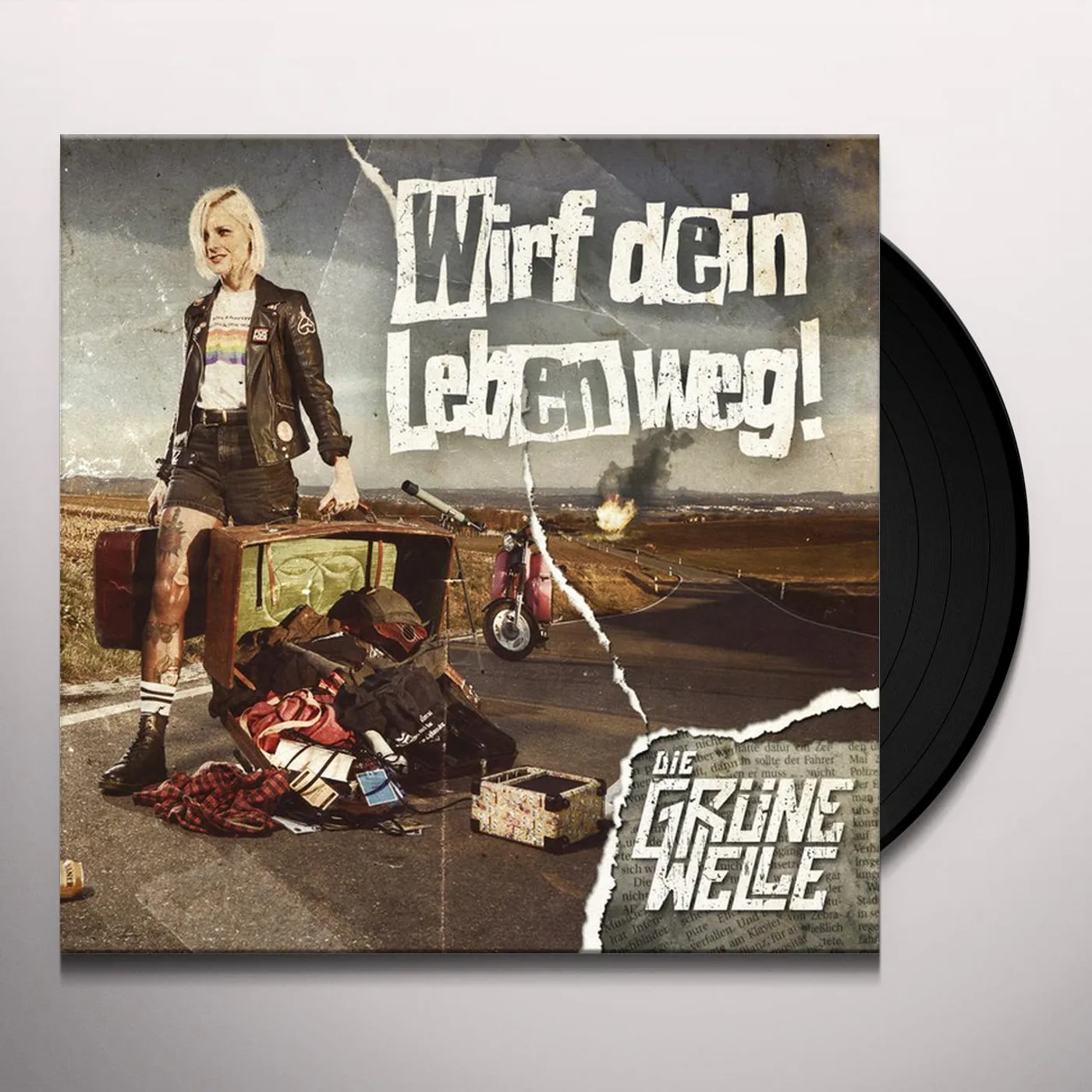 Die Grüne Welle Wirf dein Leben weg Vinyl Record