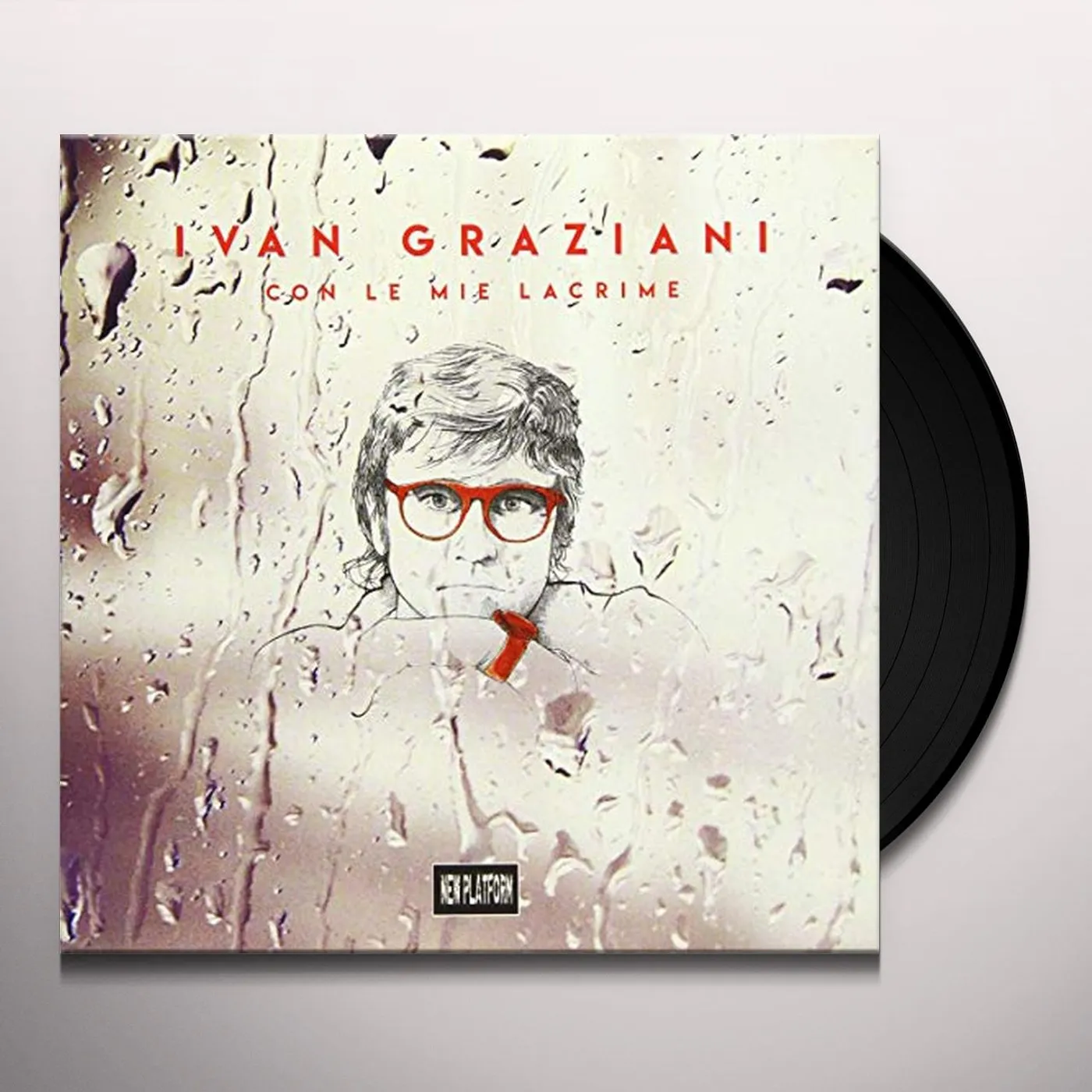 Ivan Graziani CON LE MIE LACRIME Vinyl Record