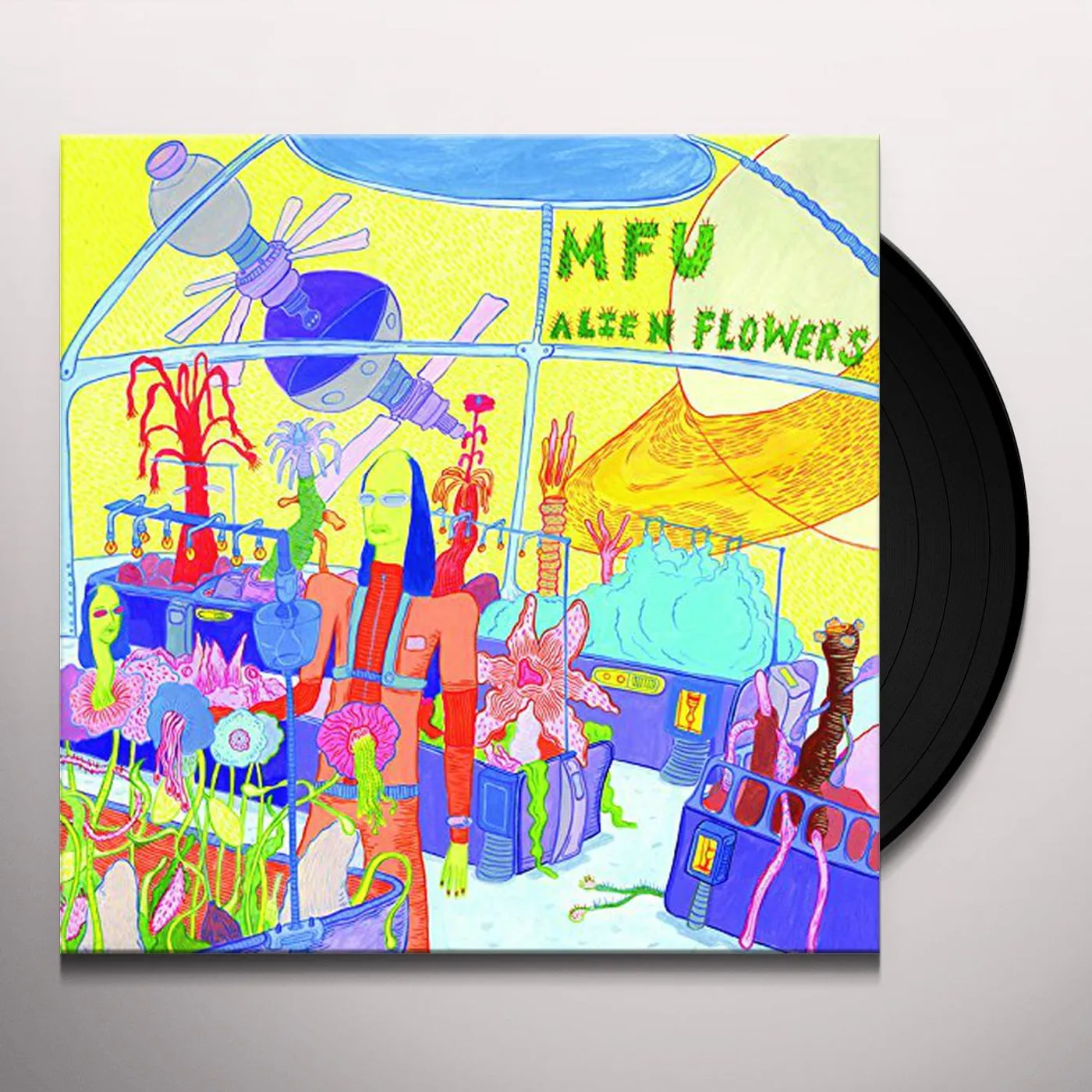 Man From Uranus Alien Flowers Vinyl Record