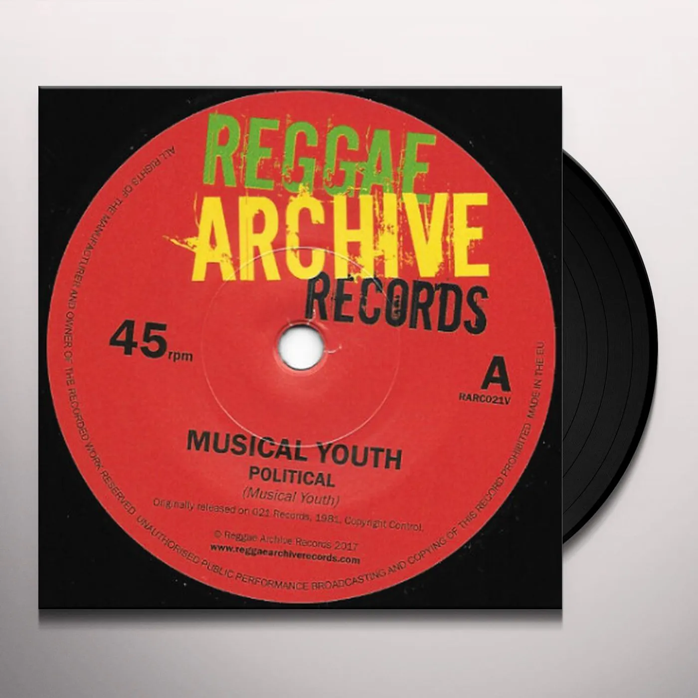 Musical Youth POLITICAL / GENERALS Vinyl Record