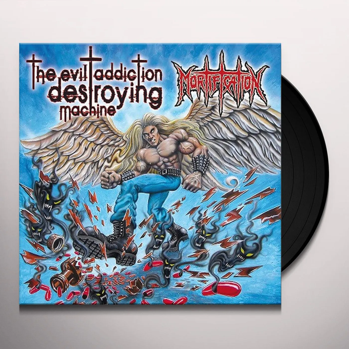 Mortification EVIL ADDICTION DESTROYING MACHINE Vinyl Record