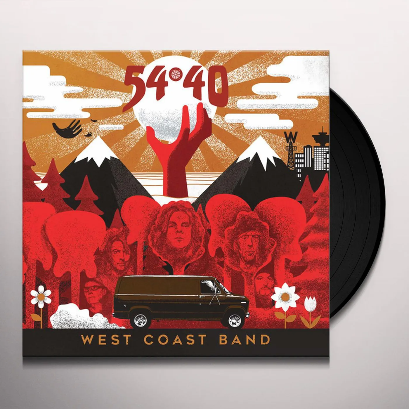 54-40 WEST COAST BAND Vinyl Record