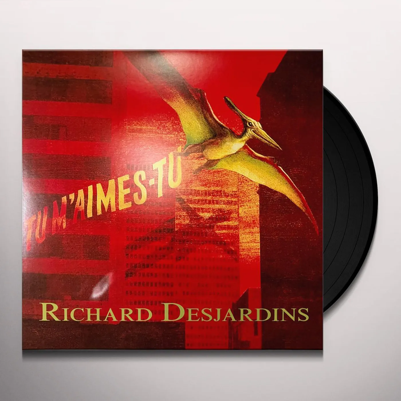 Richard Desjardins TU M'AIMES-TU Vinyl Record