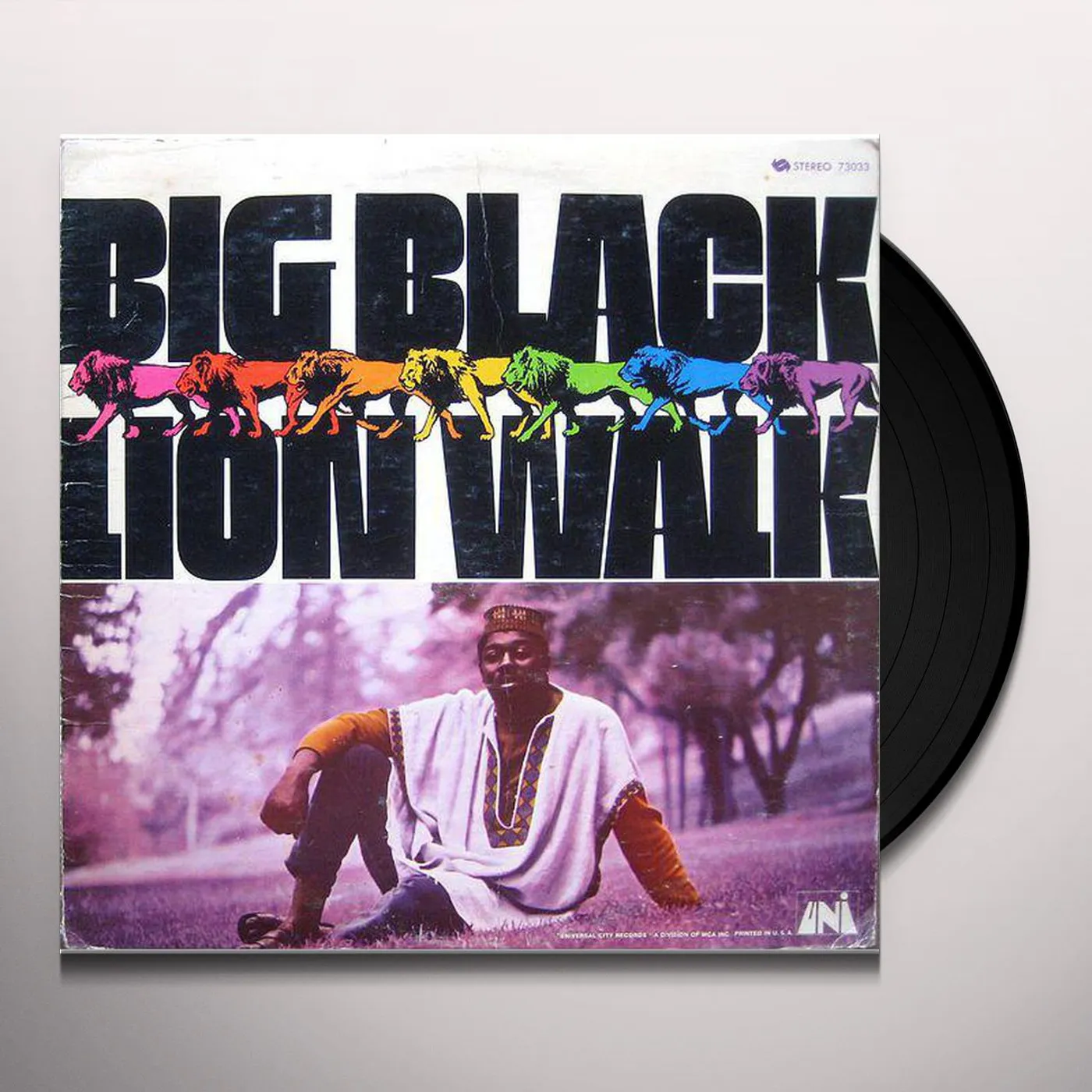 Big Black Lion Walk Vinyl Record