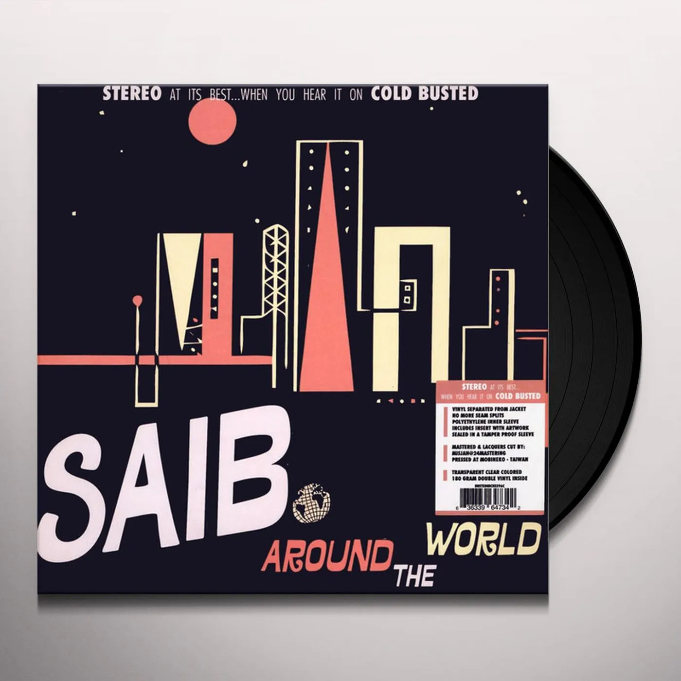 Saib AROUND THE WORLD (CLEAR VINYL/2LP) Vinyl Record