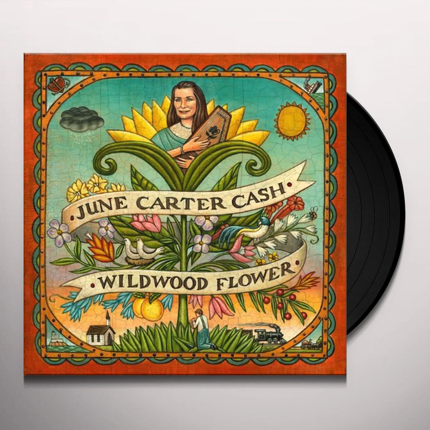 June Carter Cash Wildwood Flower Vinyl Record