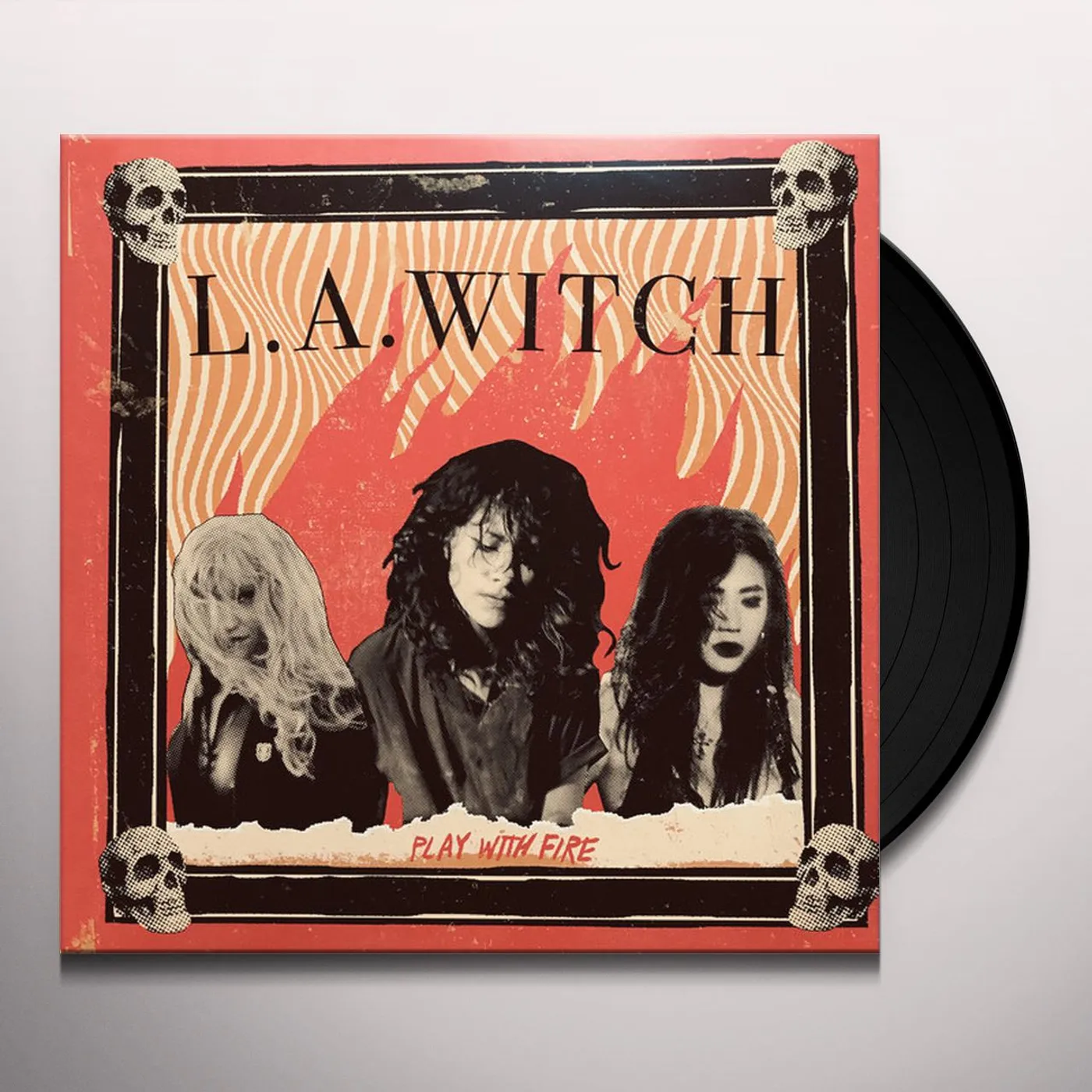 L.A. WITCH PLAY WITH FIRE (TRANSLUCENT YELLOW) Vinyl Record