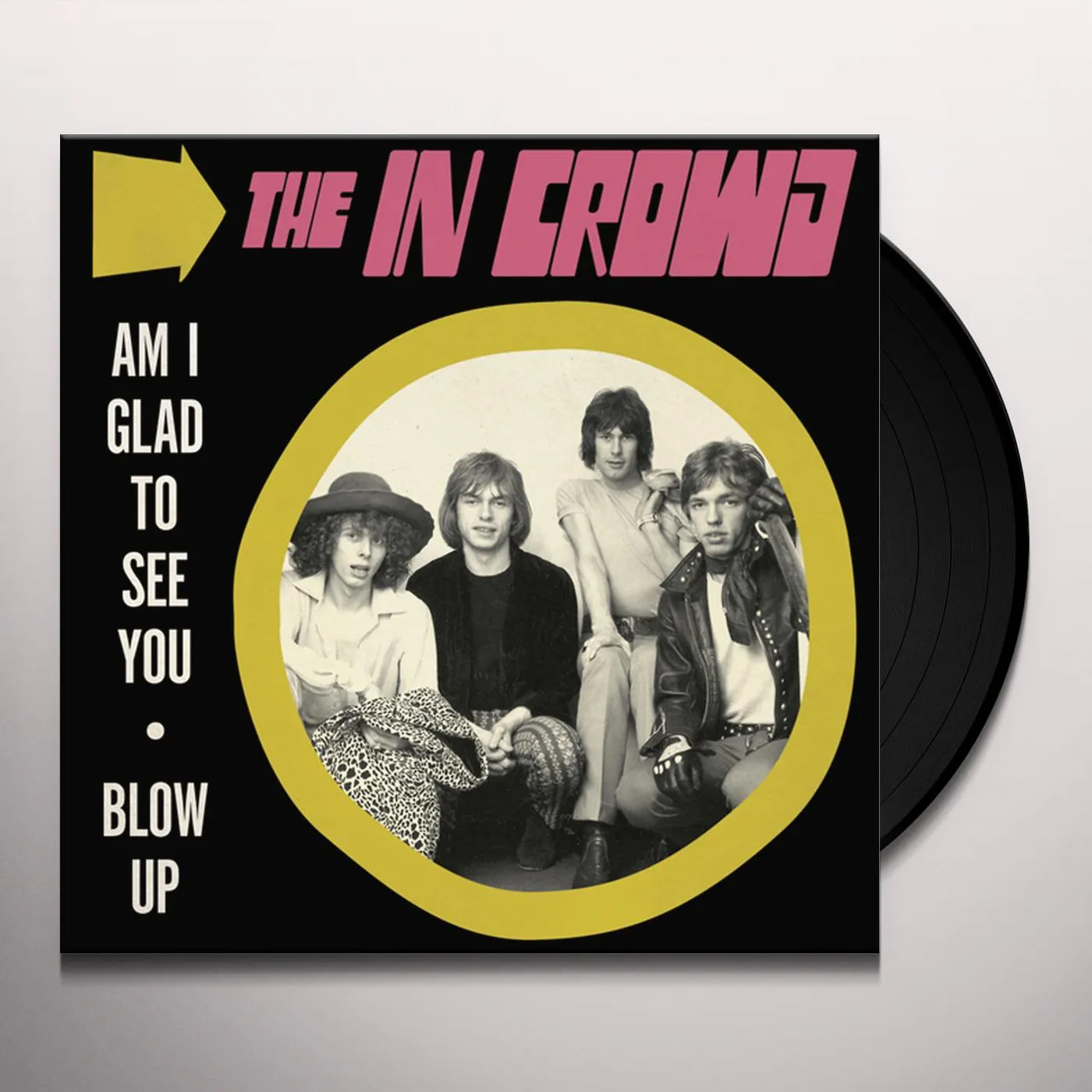 The In Crowd AM I GLAD TO SEE YOU / BLOW UP Vinyl Record