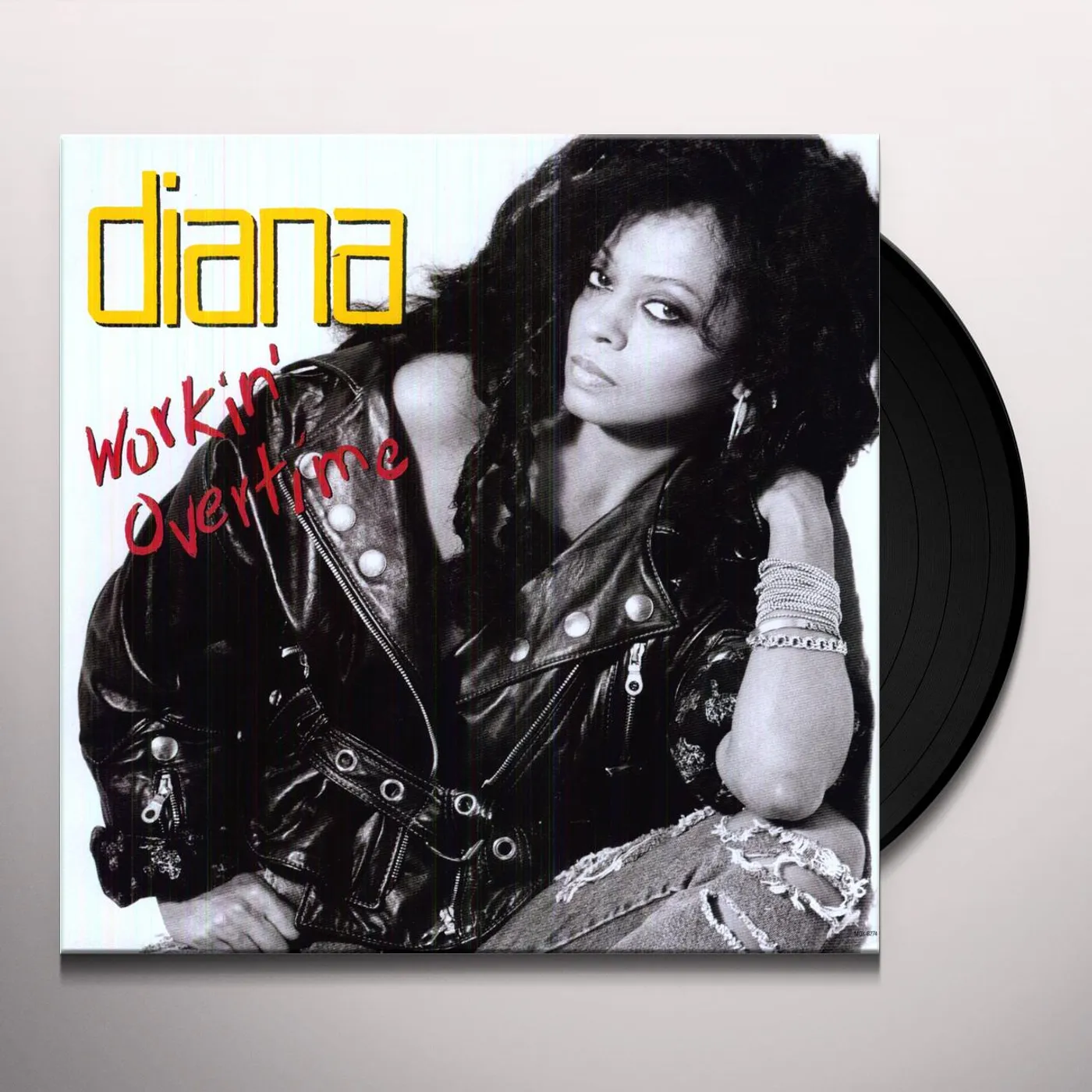 Diana Ross WORKIN OVERTIME Vinyl Record