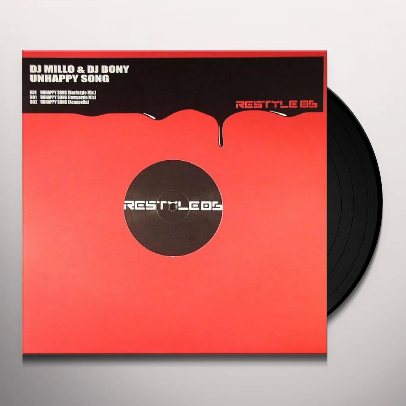 DJ Millo & DJ Bony Unhappy Song Vinyl Record