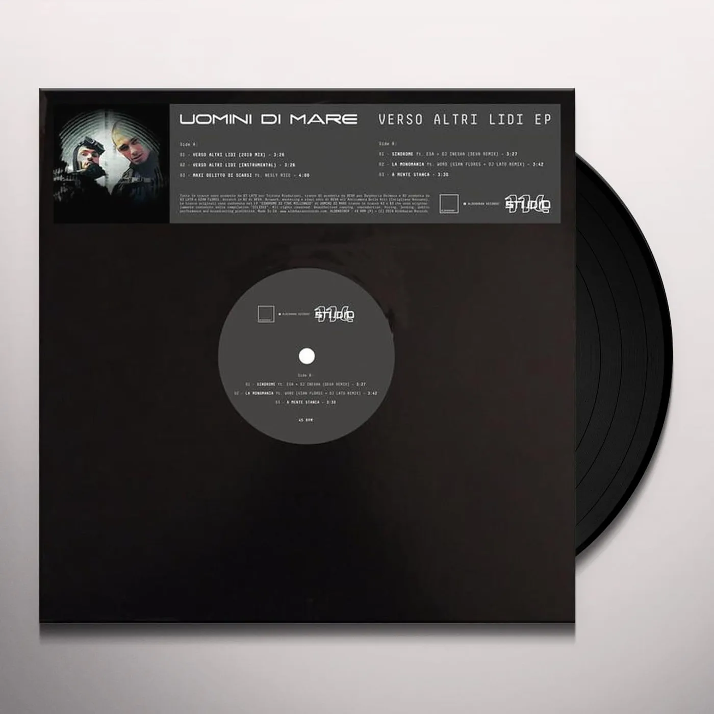 Uomini Di Mare VERSO ALTRI LIDI Vinyl Record