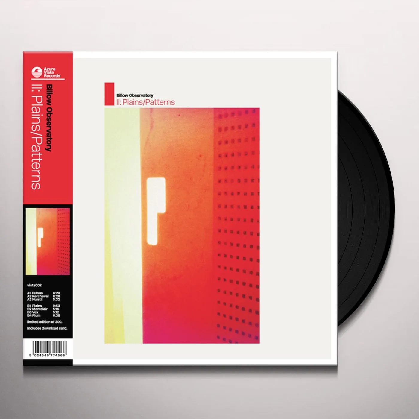 Billow Observatory II:PLAINS / PATTERNS Vinyl Record