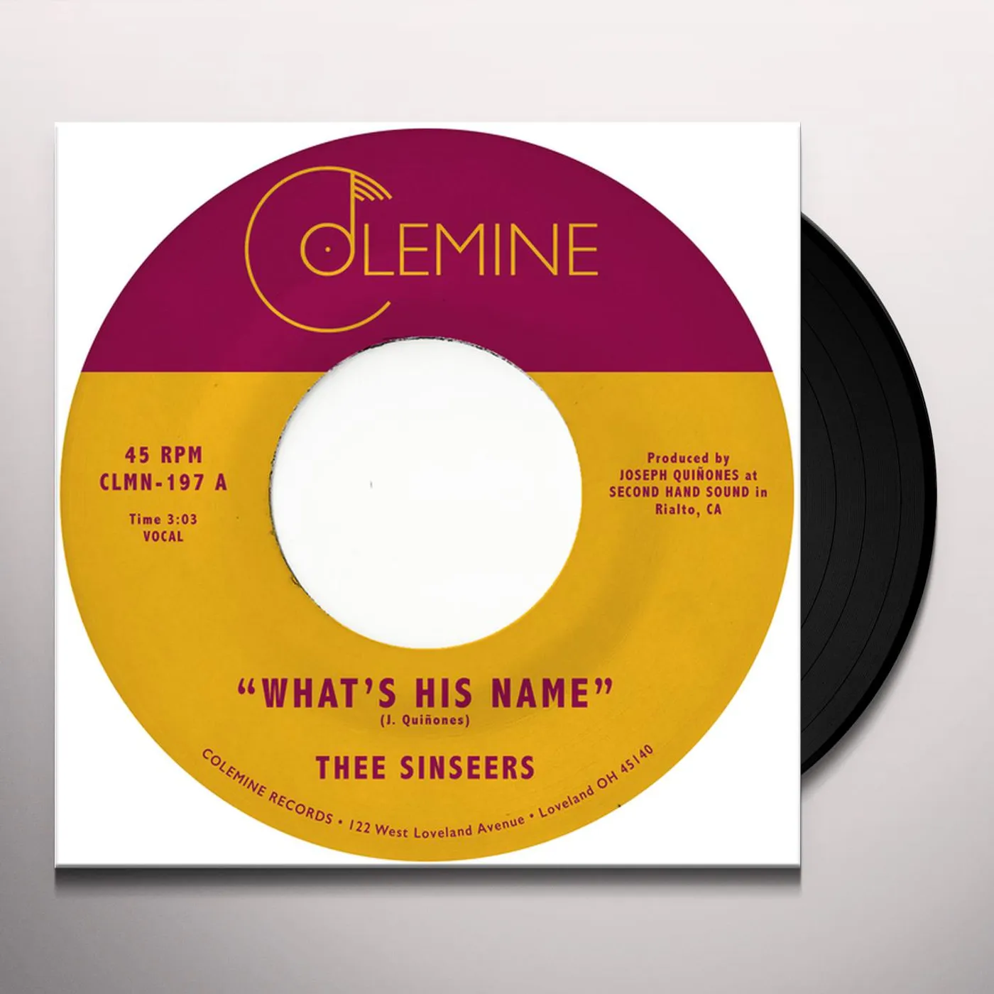 Thee Sinseers What's His Name Vinyl Record