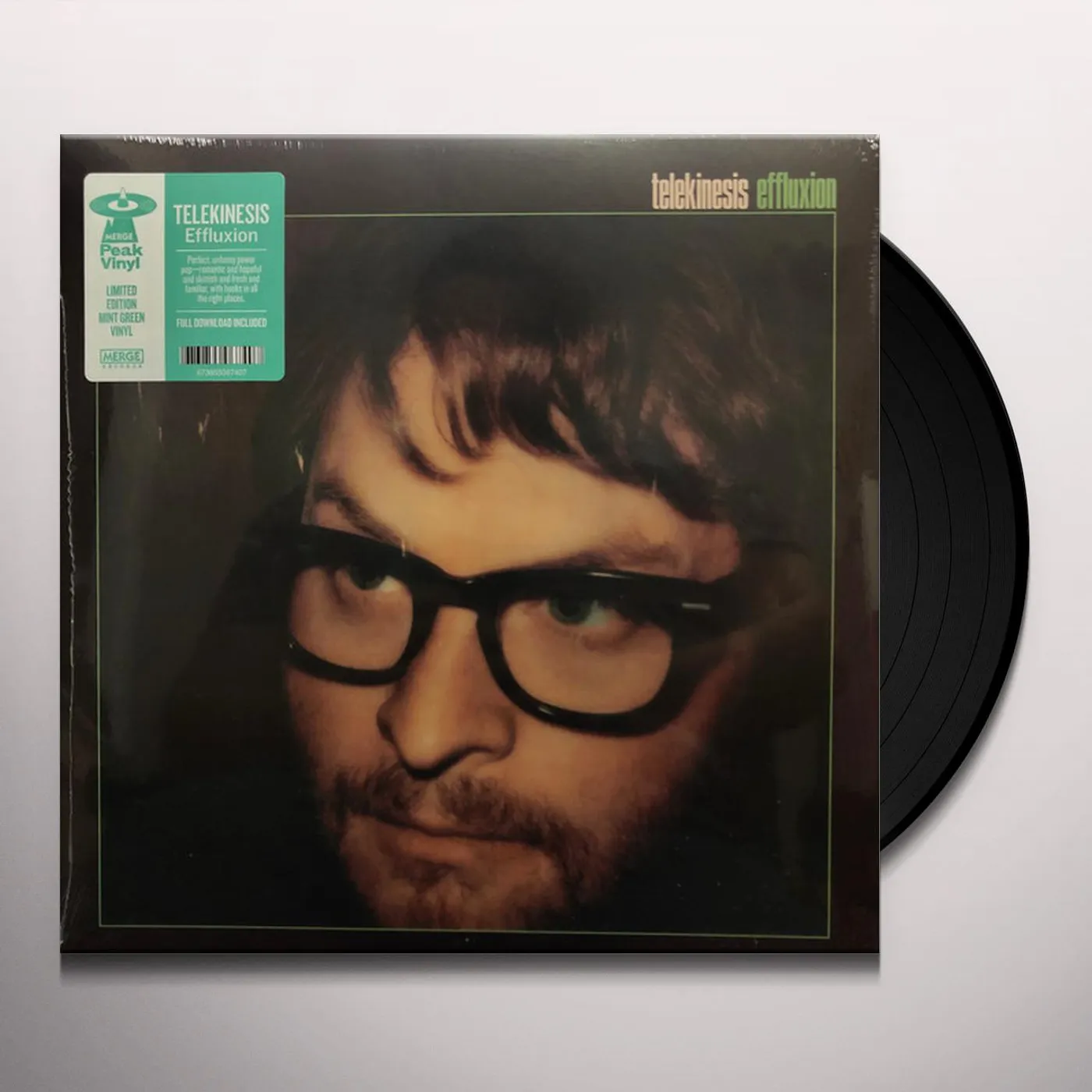 Telekinesis EFFLUXION (GREEN VINYL/DL CODE) (I) Vinyl Record