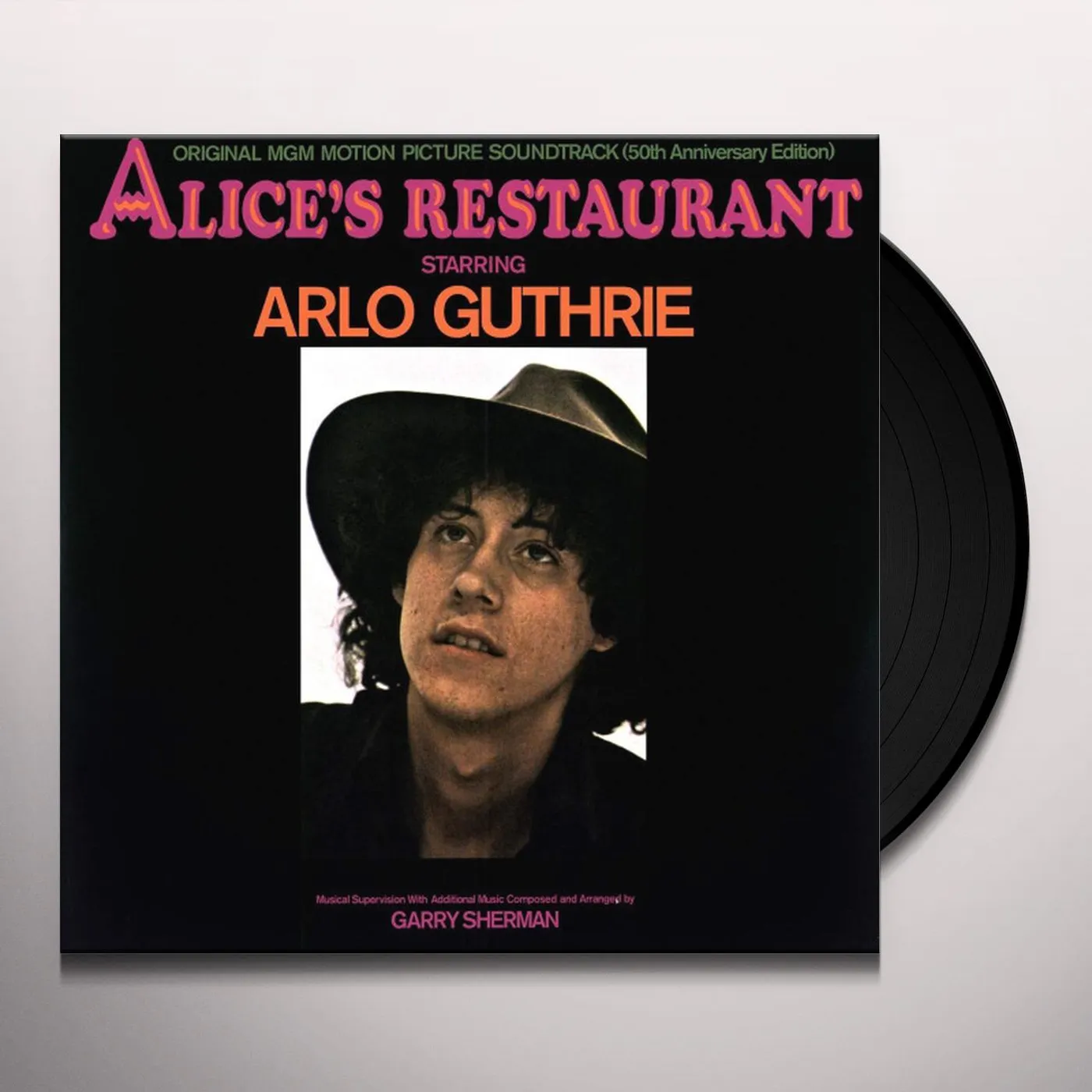 Arlo Guthrie ALICE'S RESTAURANT: ORIGINAL MGM MOTION PICTURE Vinyl Record