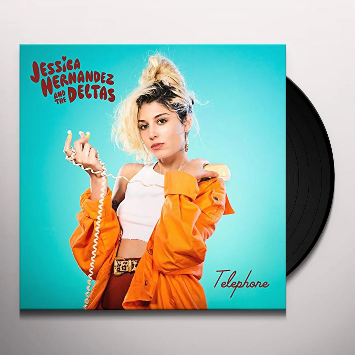 Jessica Hernandez and the Deltas TELEPHONE / TELEFONO Vinyl Record