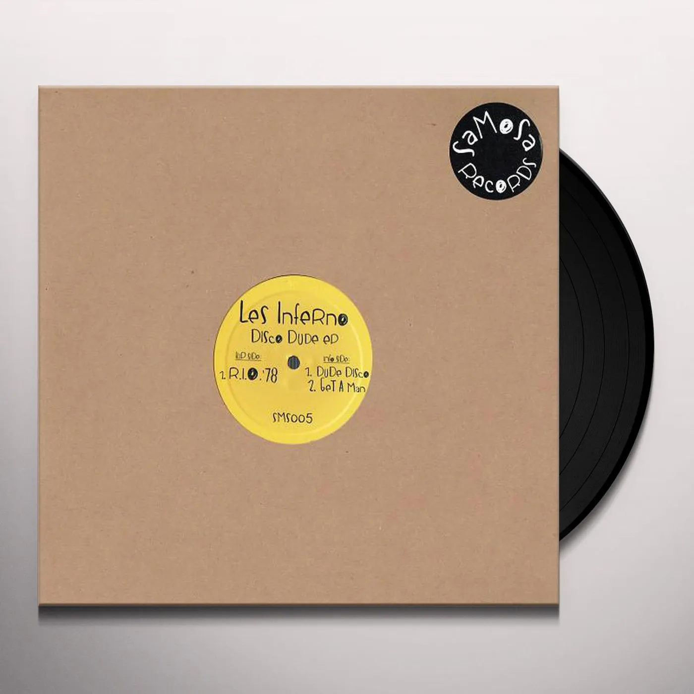 Les Inferno DISCO DUDE / GOT A MAN / RIO 78 Vinyl Record