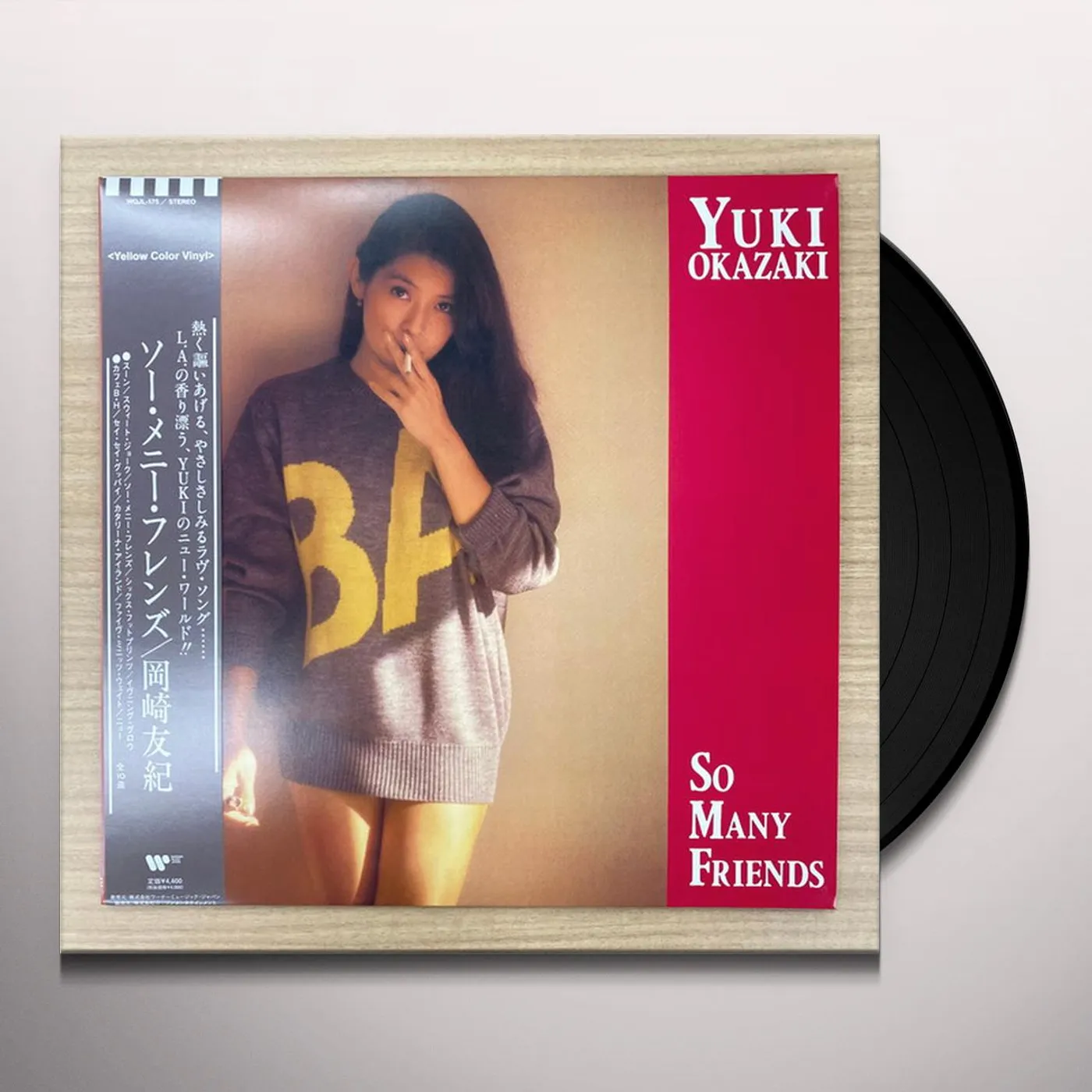 Yuki Okazaki SO MANY FRIENDS (YELLOW VINYL) Vinyl Record